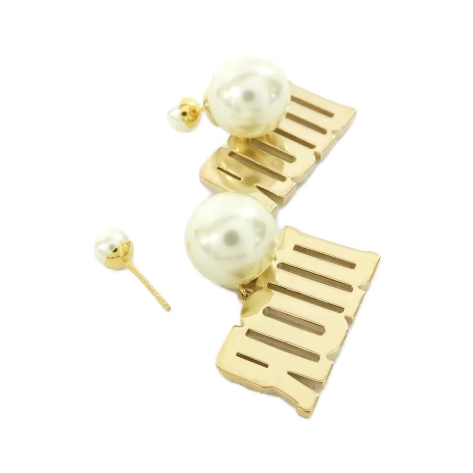 Earrings Gold-Tone Metal - Image 3