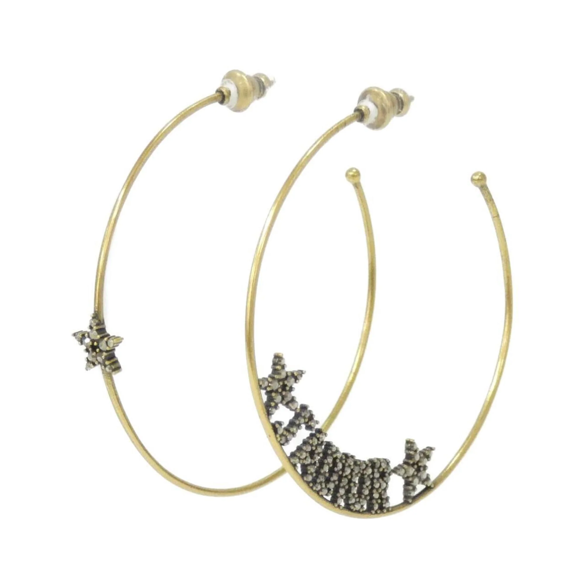 Earrings Gold-Tone Metal