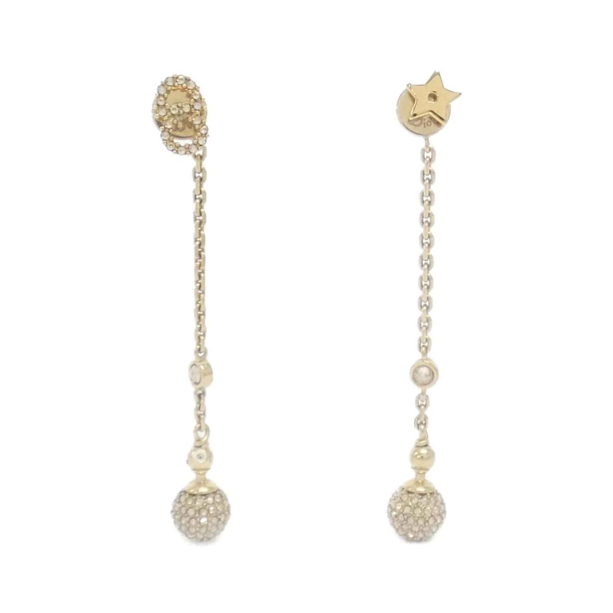 Earrings Gold-Tone Metal