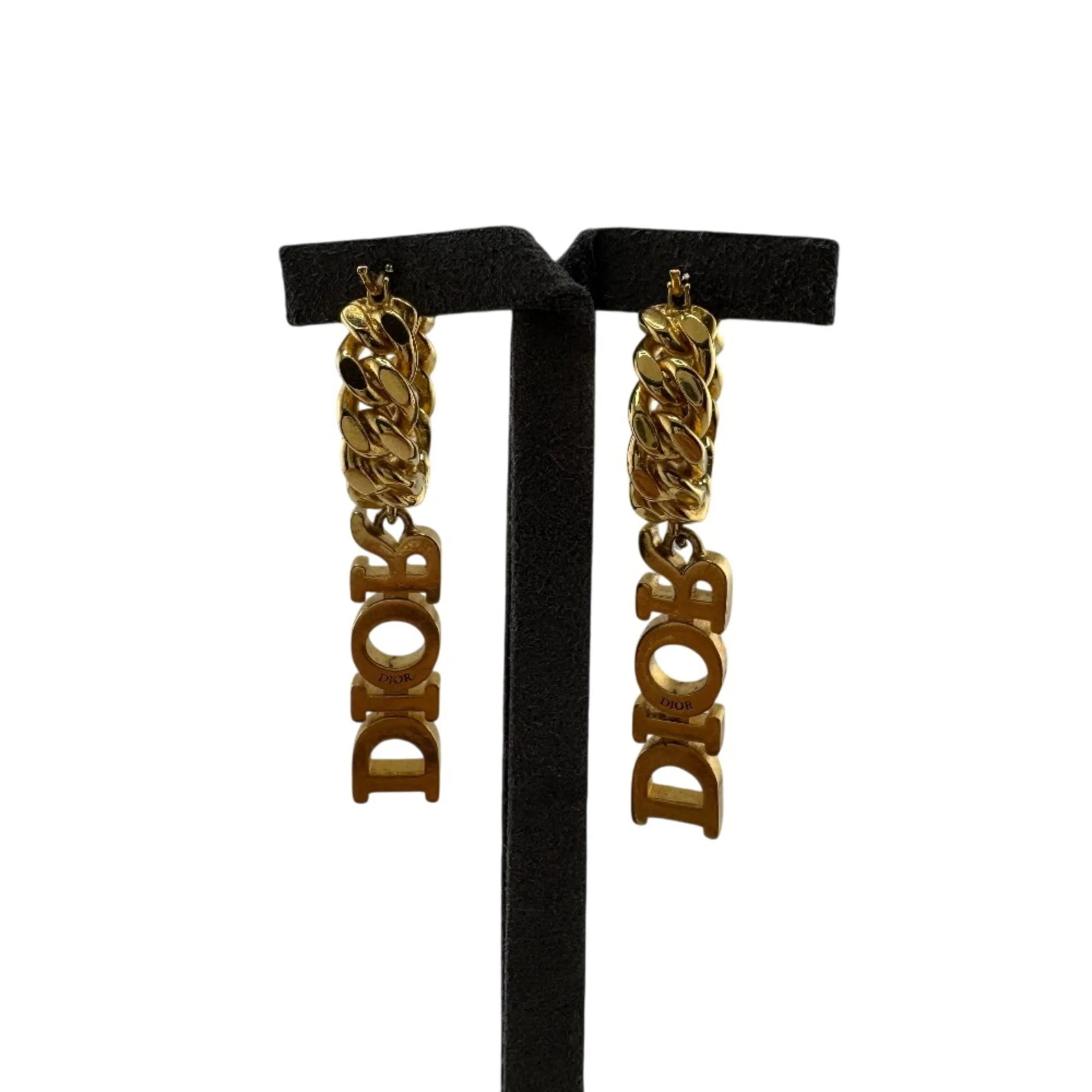 Earrings Hoop Gold-Tone Metal - Image 6