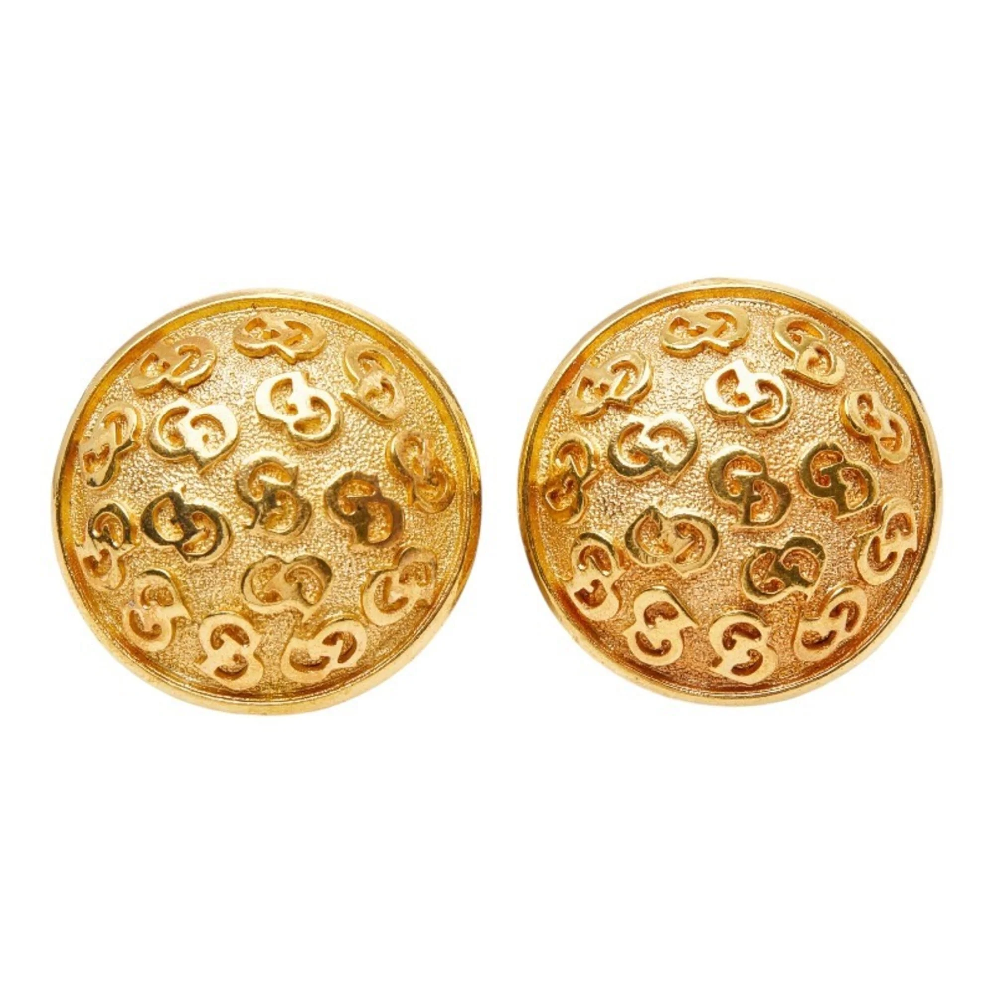 Earrings Logo Gold-Tone Metal - Image 2