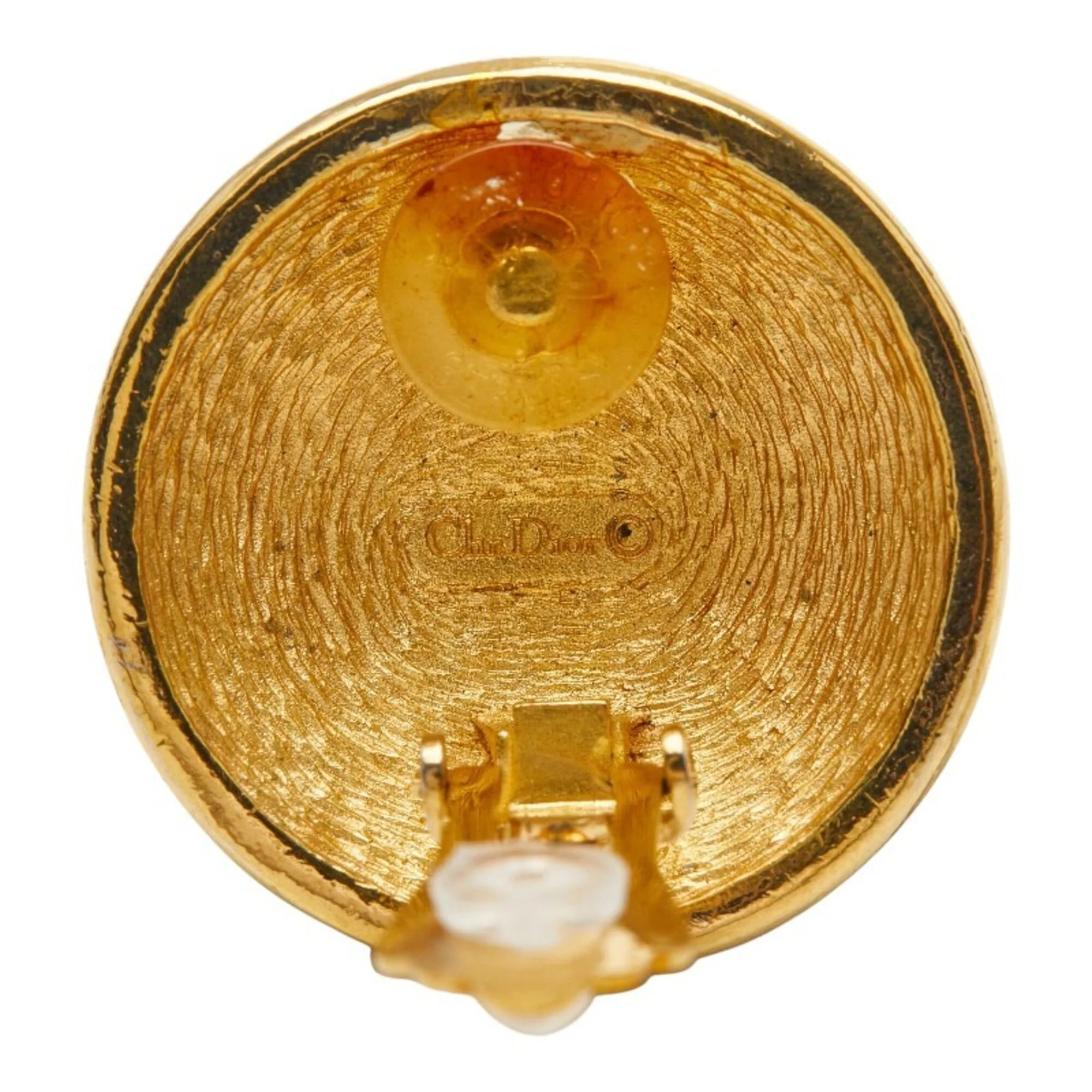 Earrings Logo Gold-Tone Metal - Image 4