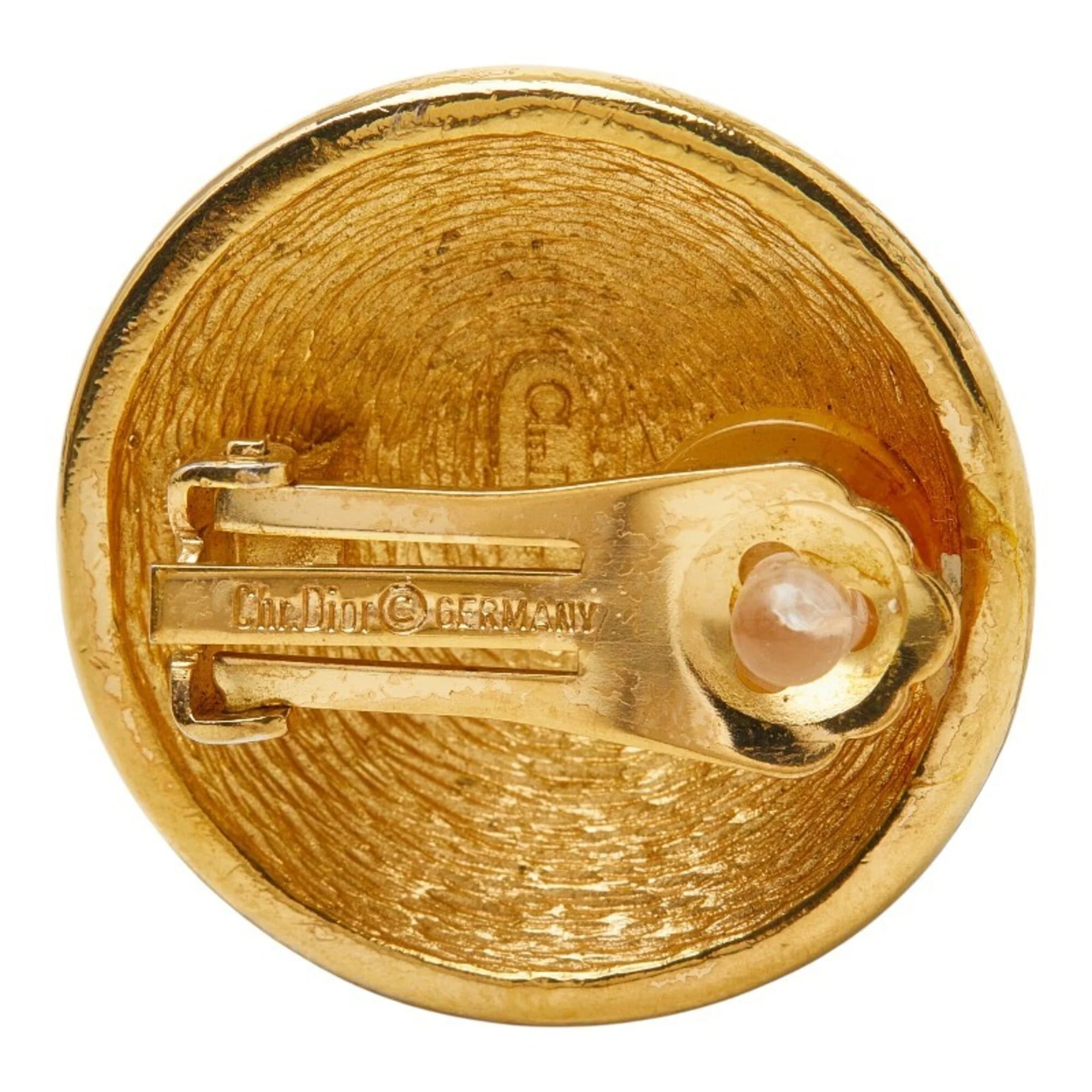 Earrings Logo Gold-Tone Metal - Image 5