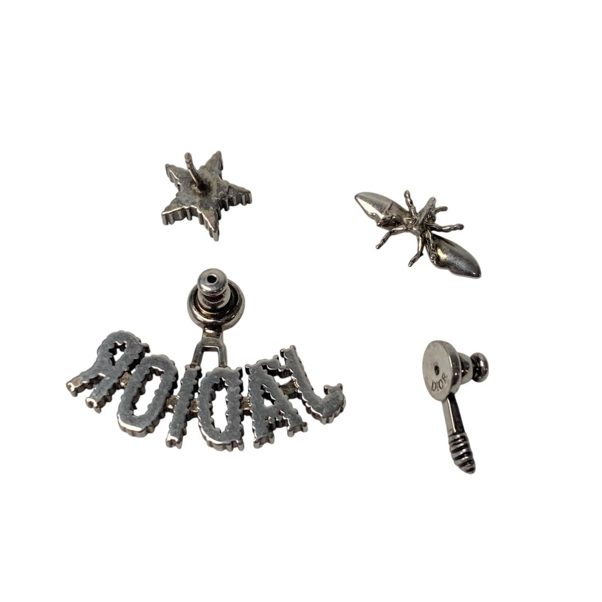 Earrings Silver-Tone Metal - Image 4