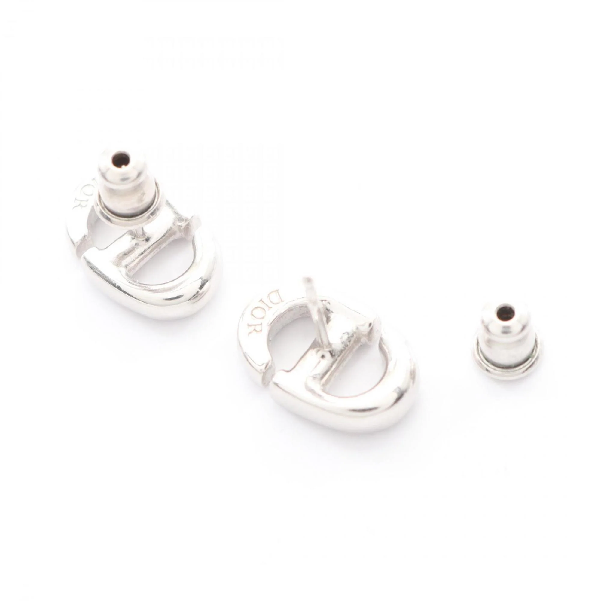 Logo Earrings Stainless Steel - Image 2