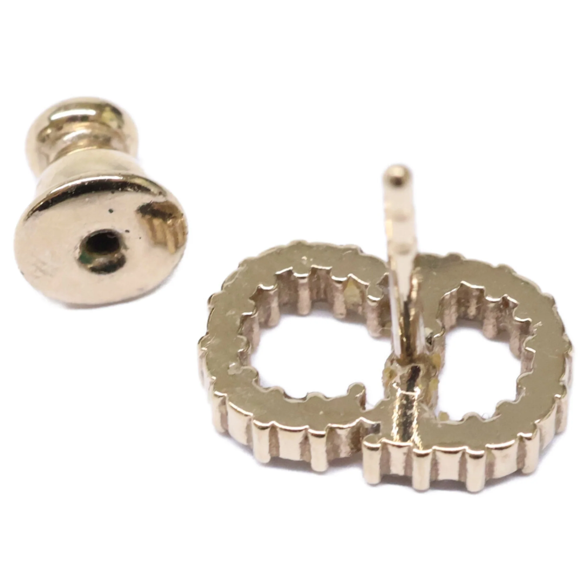 Single Earring Crystal Gold-Tone Metal - Image 7