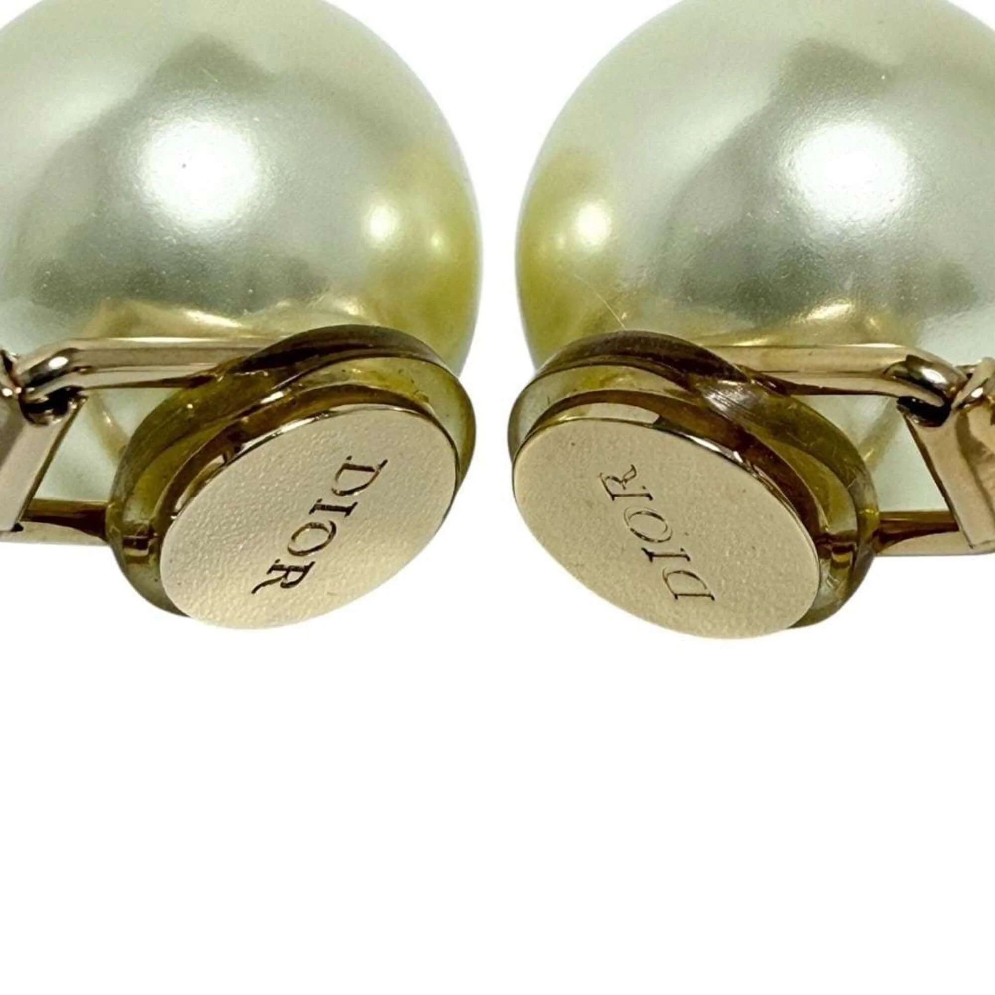 Tribal Clip-On Earrings Artificial Pearl and Metal - Image 6