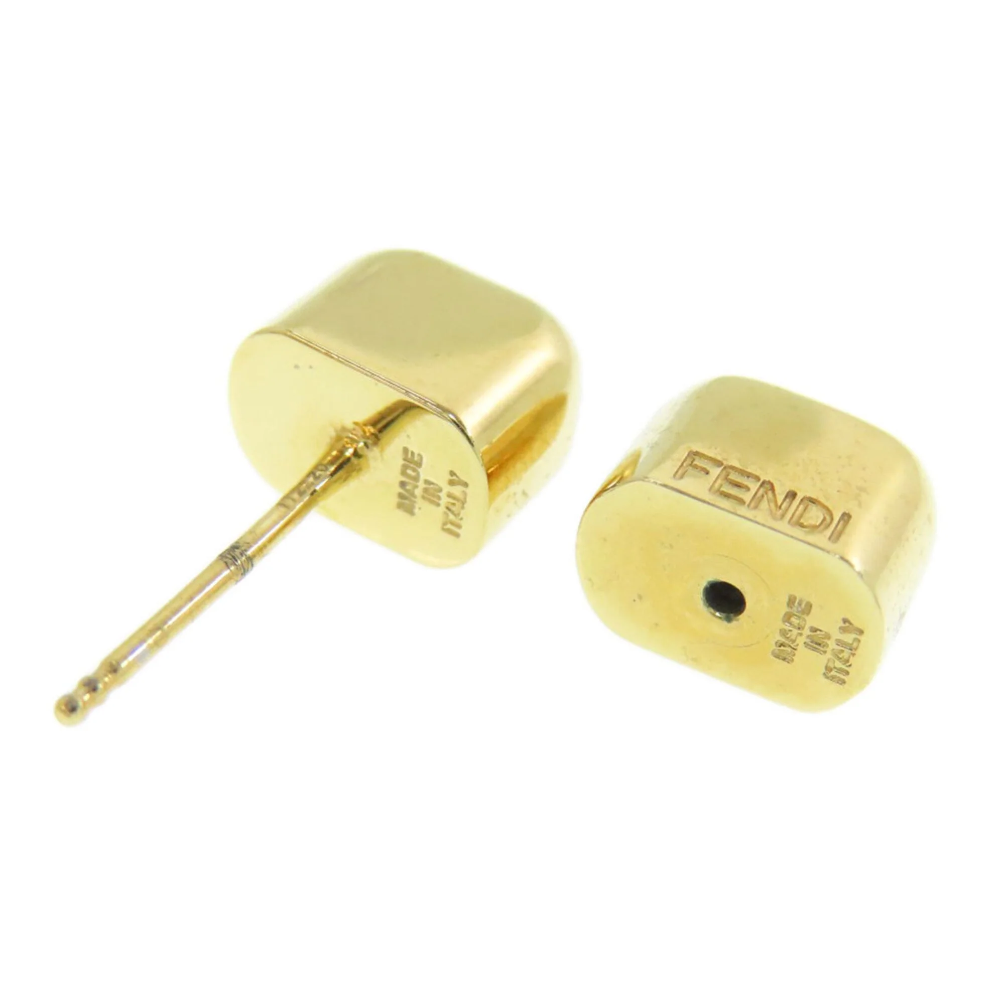 Earrings Logo Gold-Tone Metal - Image 5