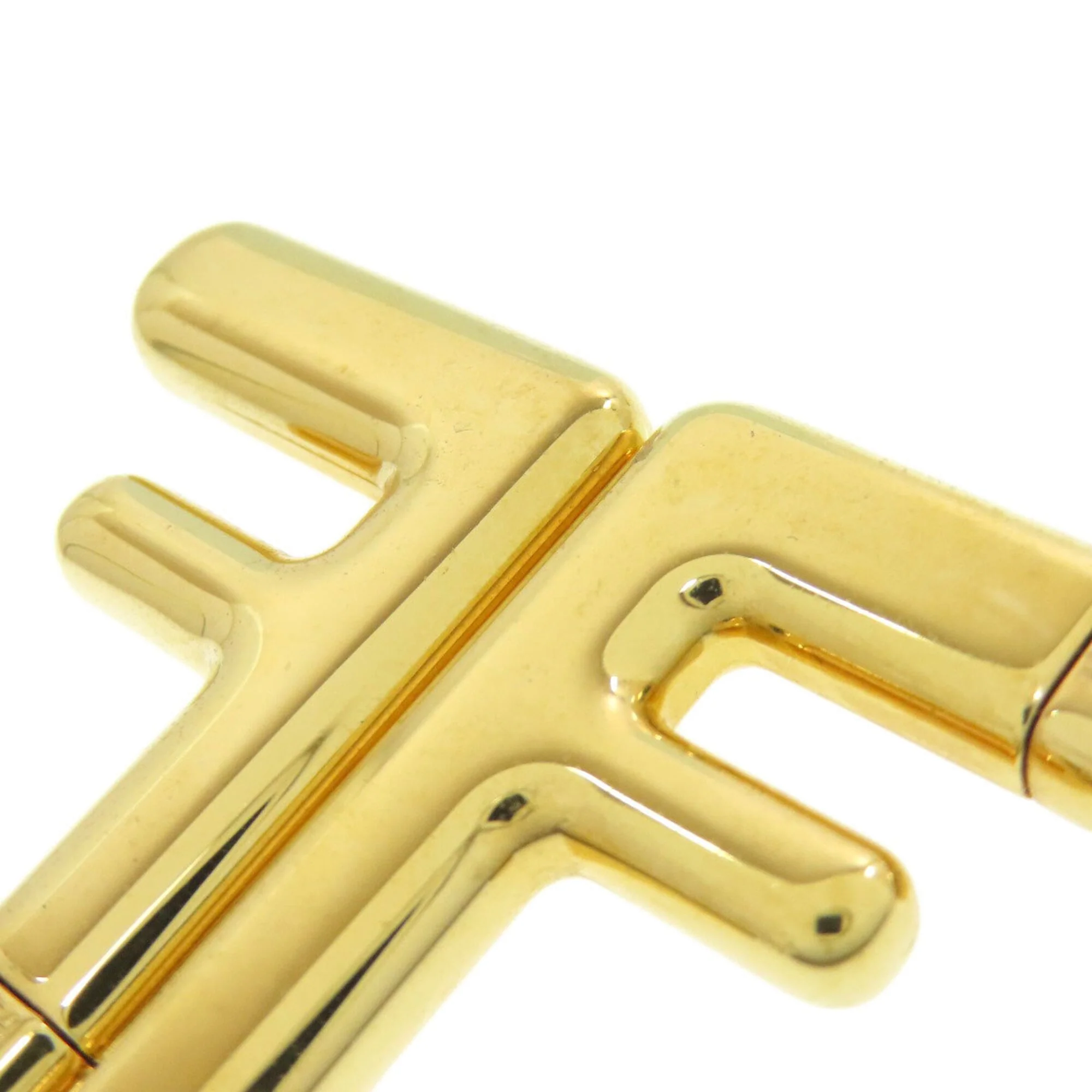 Earrings Logo Gold-Tone Metal - Image 7