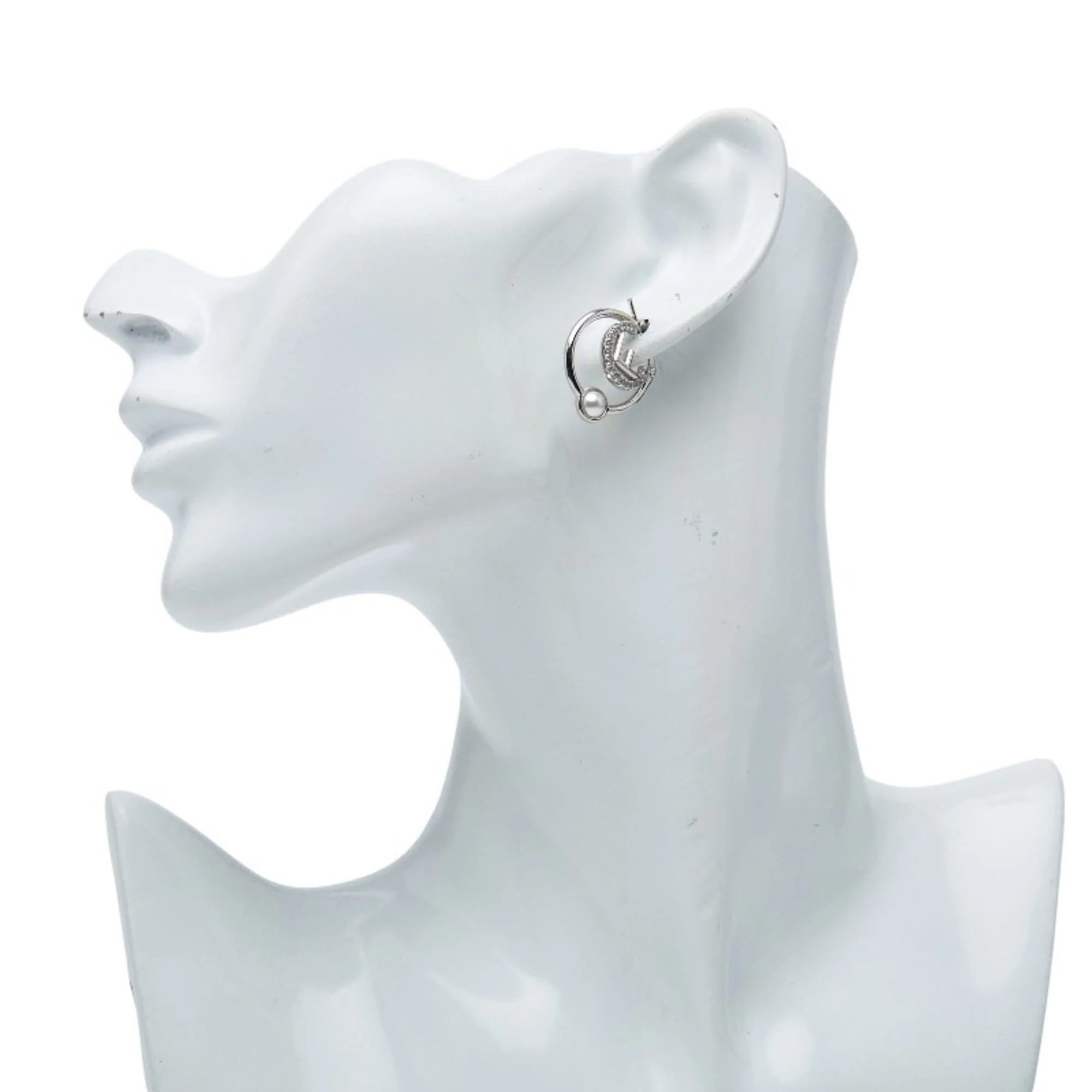 Earrings Pearl Hoop - Image 6