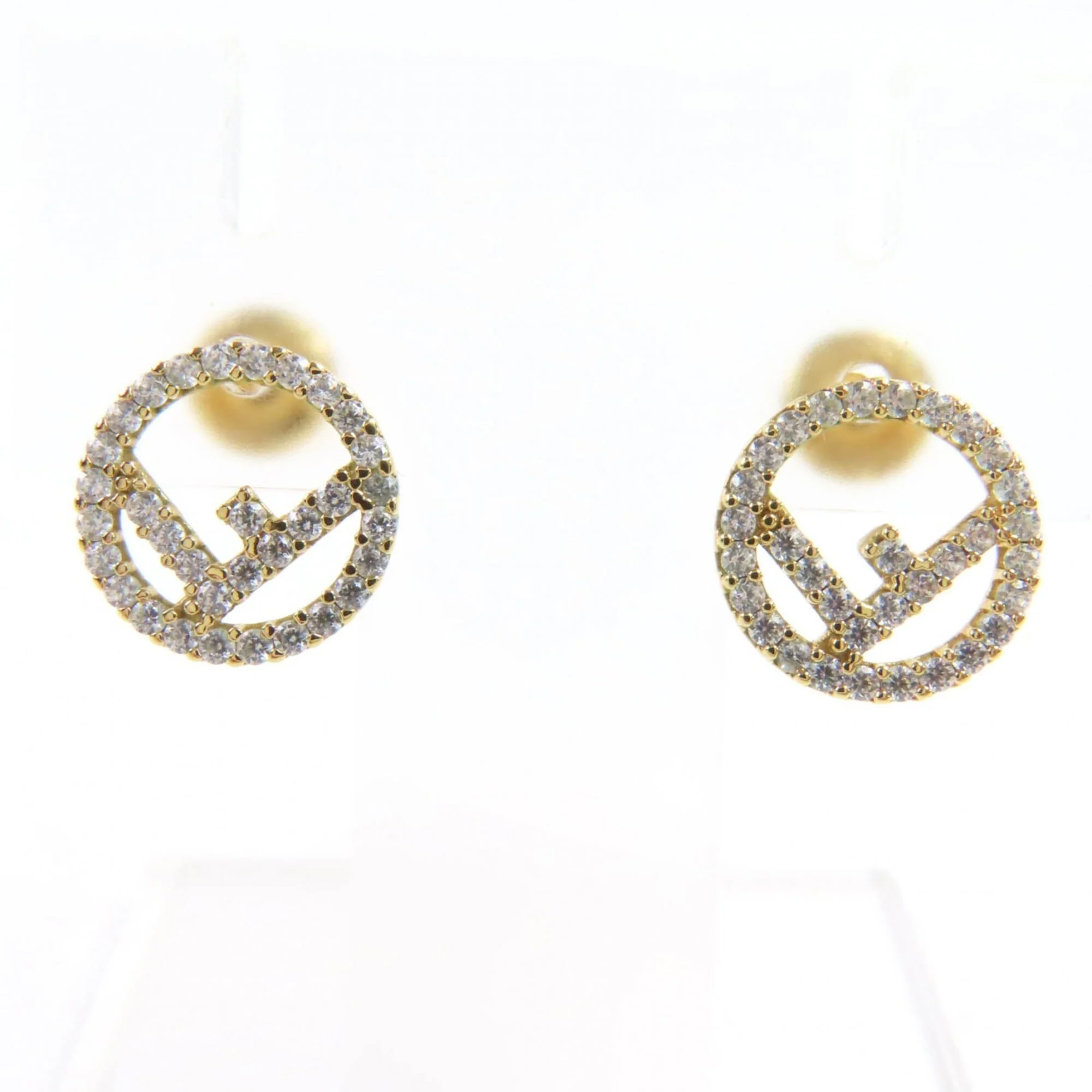Rhinestone Earrings Gold and Silver