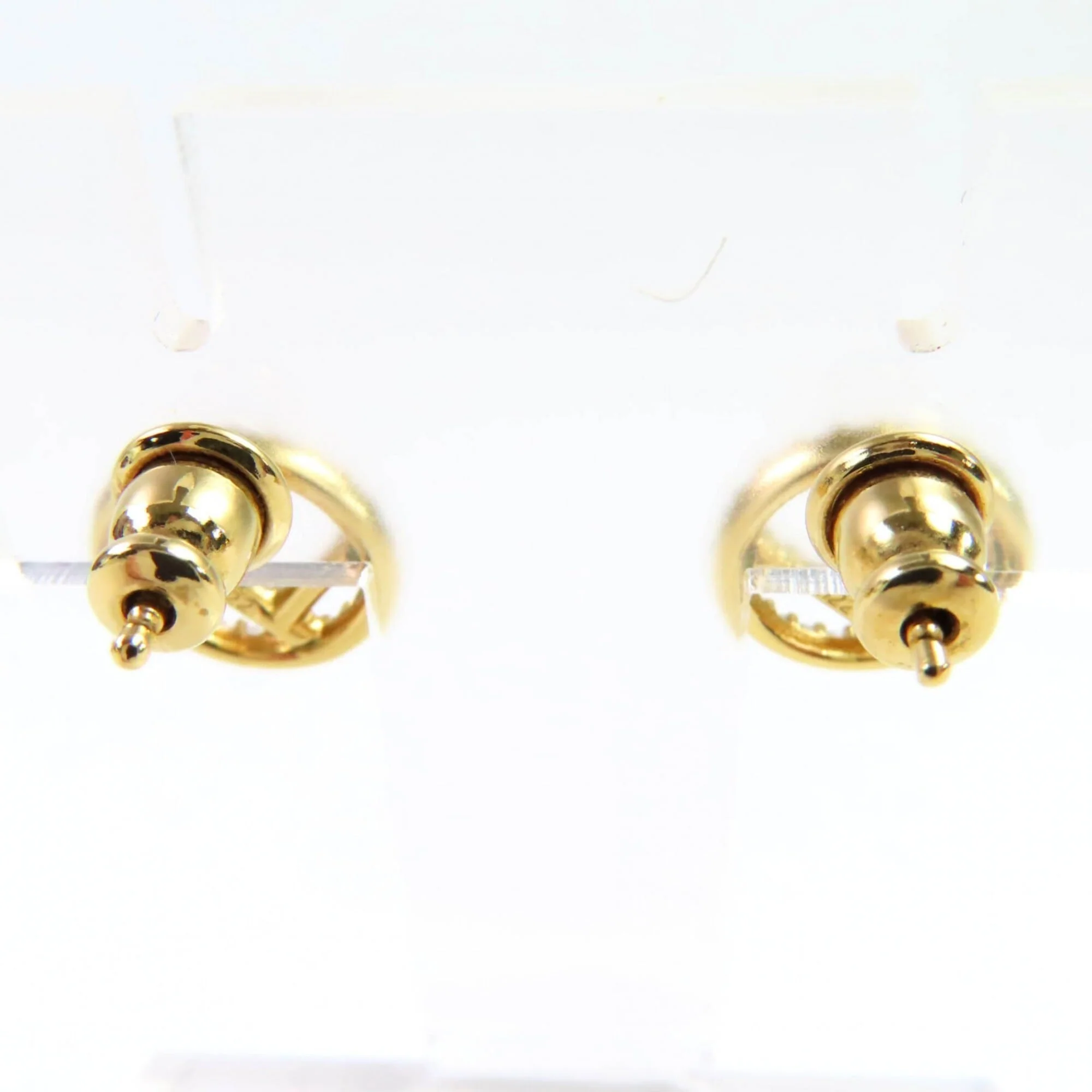 Rhinestone Earrings Gold and Silver - Image 4