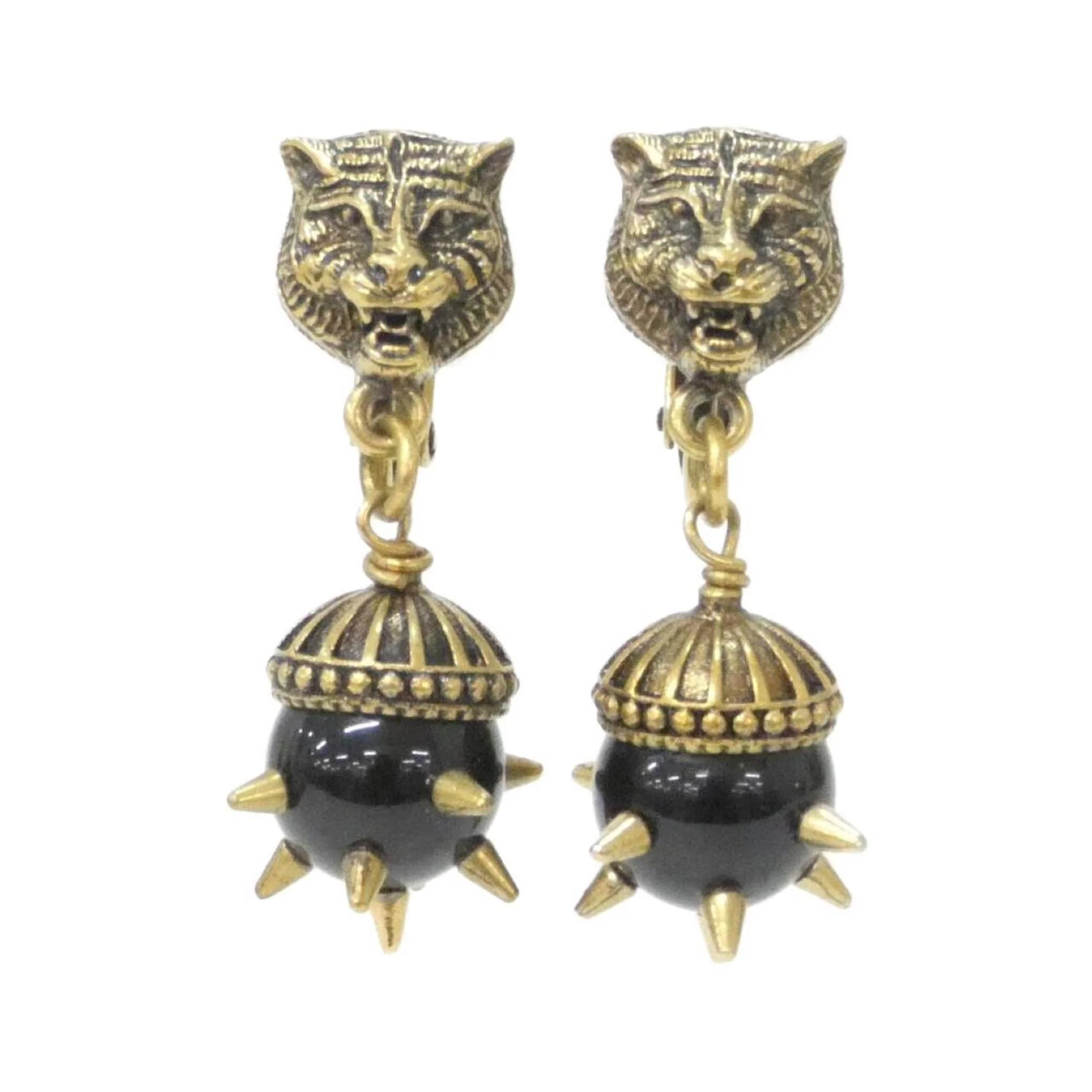 Earrings Gold-Tone Metal