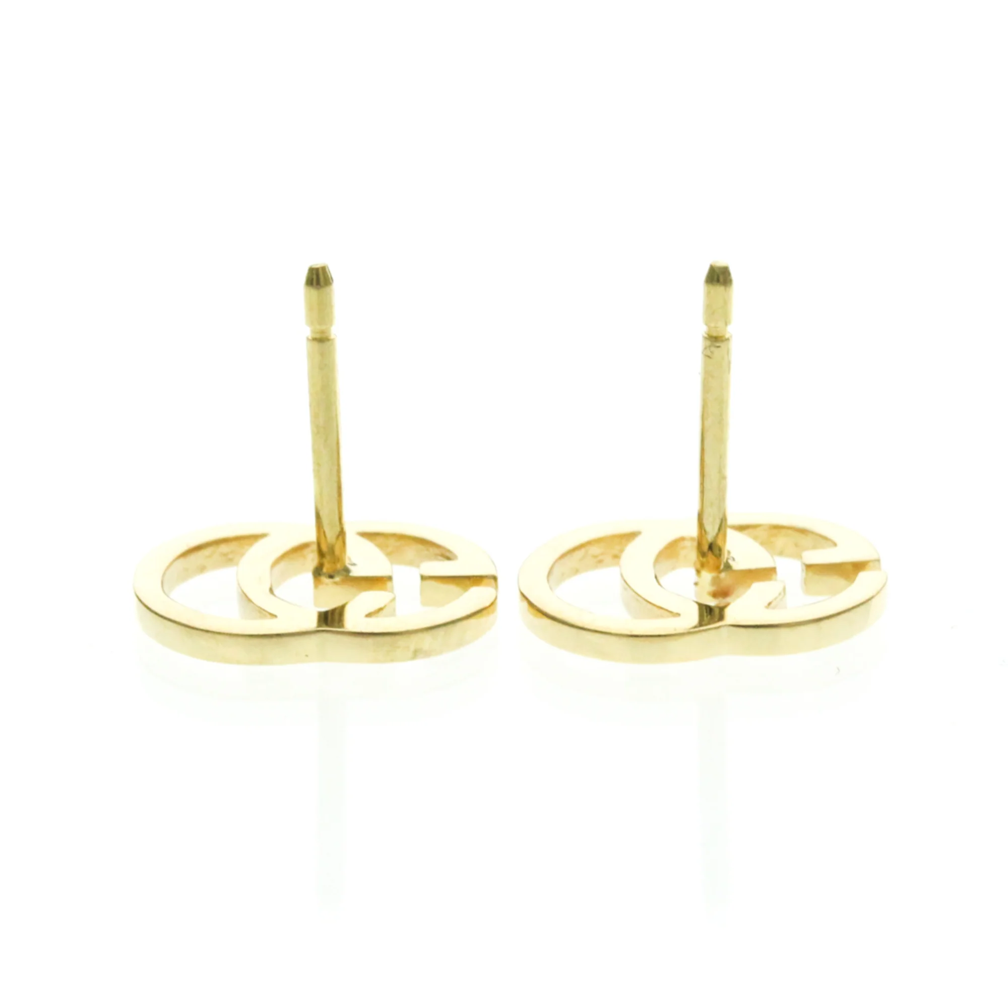 Earrings Stud 18K Yellow Gold - Image 5