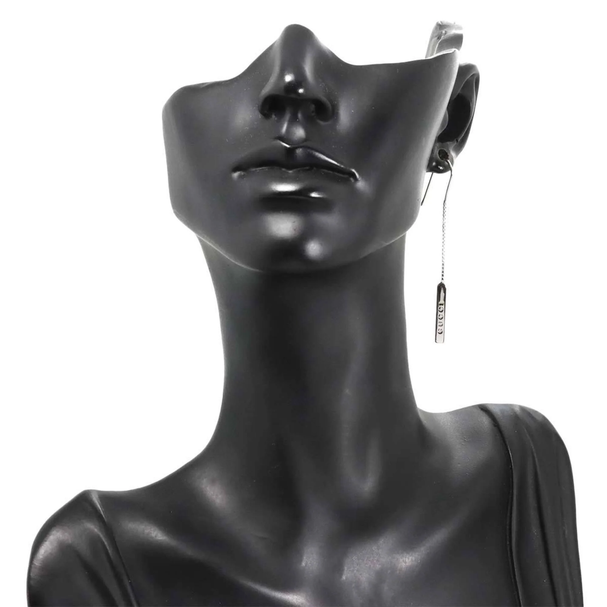 Single Earring 18K White Gold - Image 6