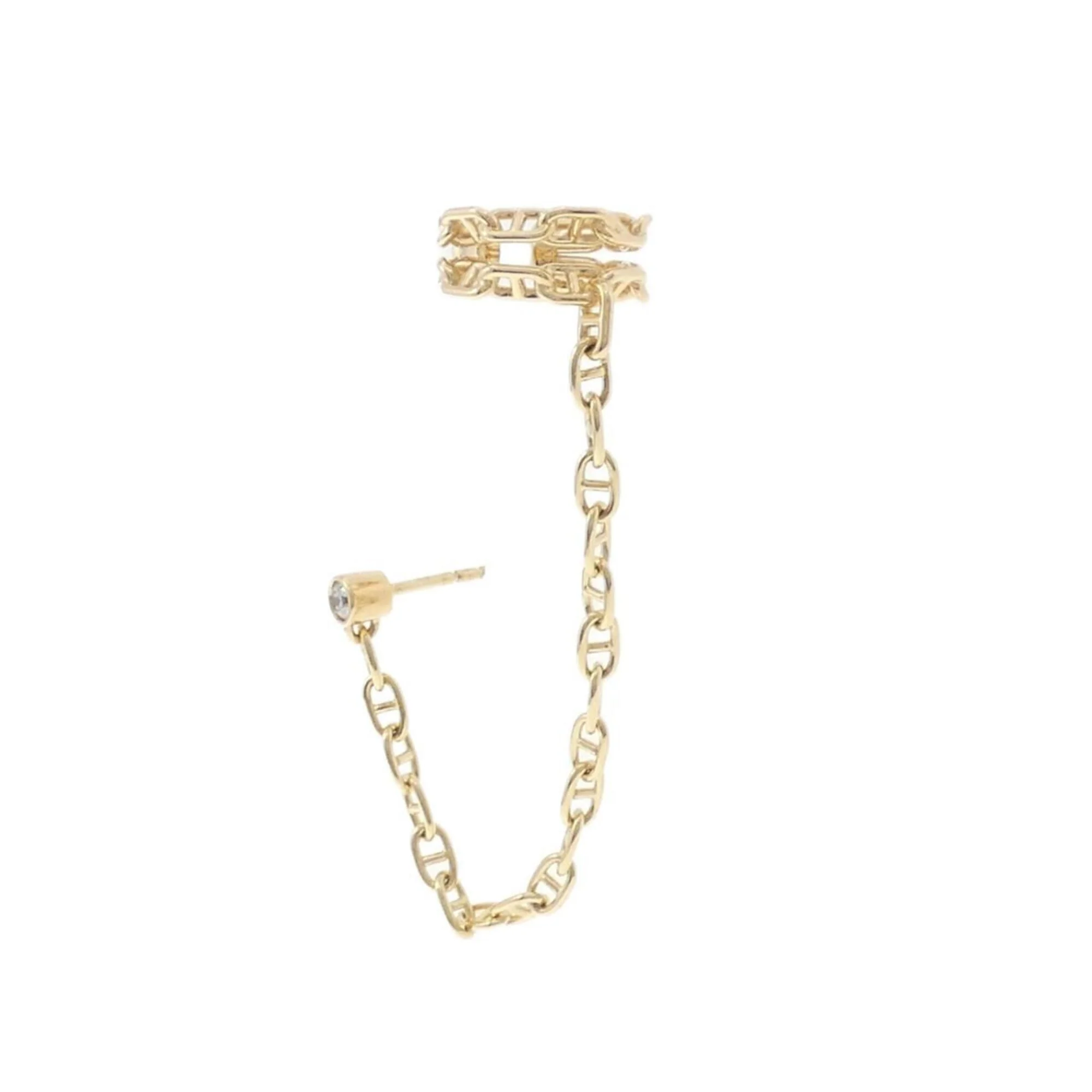 Chaine d'Ancre Earrings 18K Yellow Gold 18K Yellow Gold - Image 2