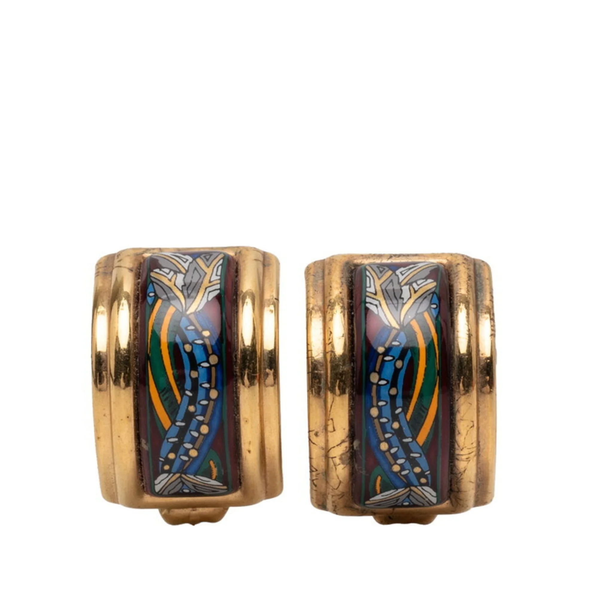 Clip-On Earrings Clip-On Gold-Tone Metal