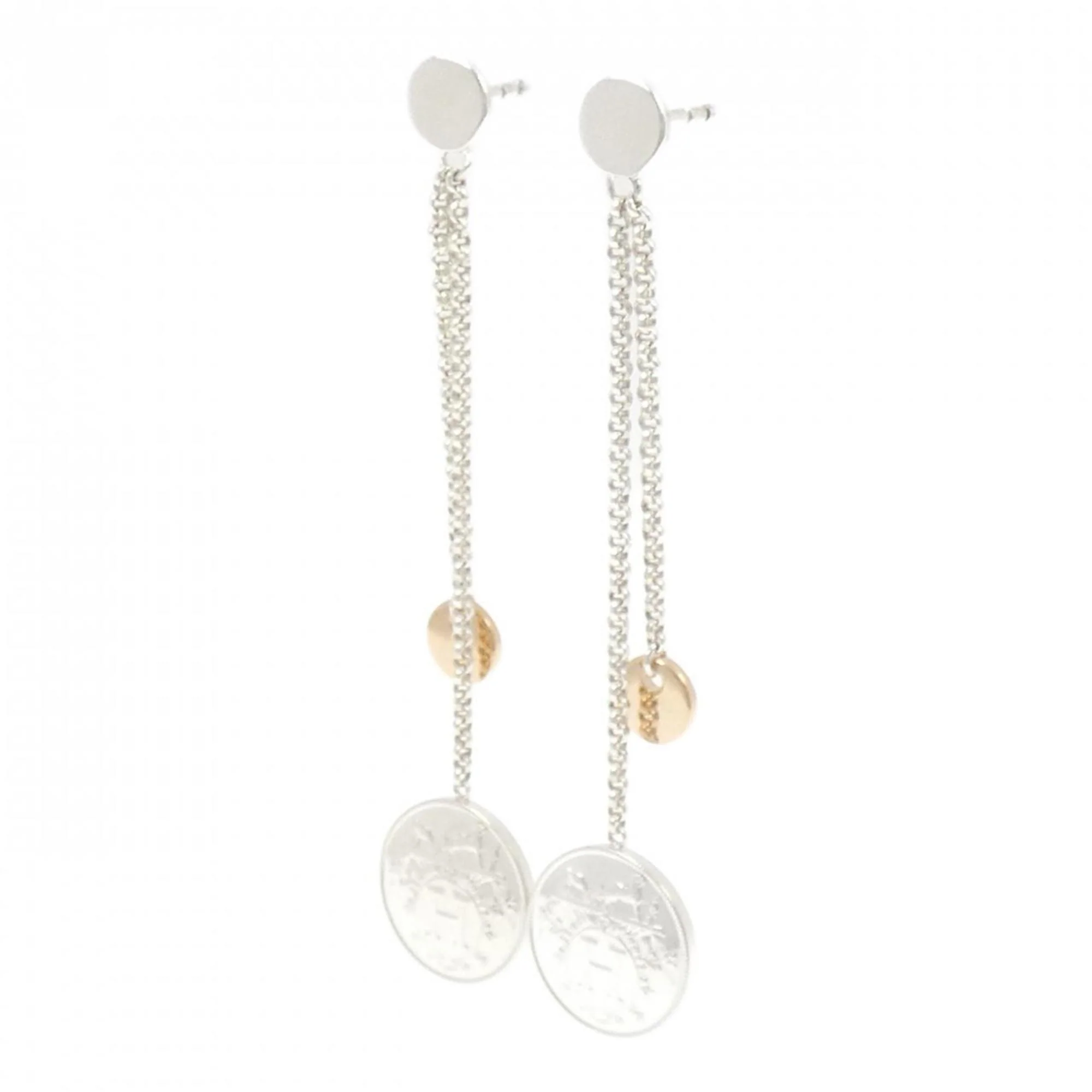 Earrings 18K Rose Gold and Sterling Silver - Image 2