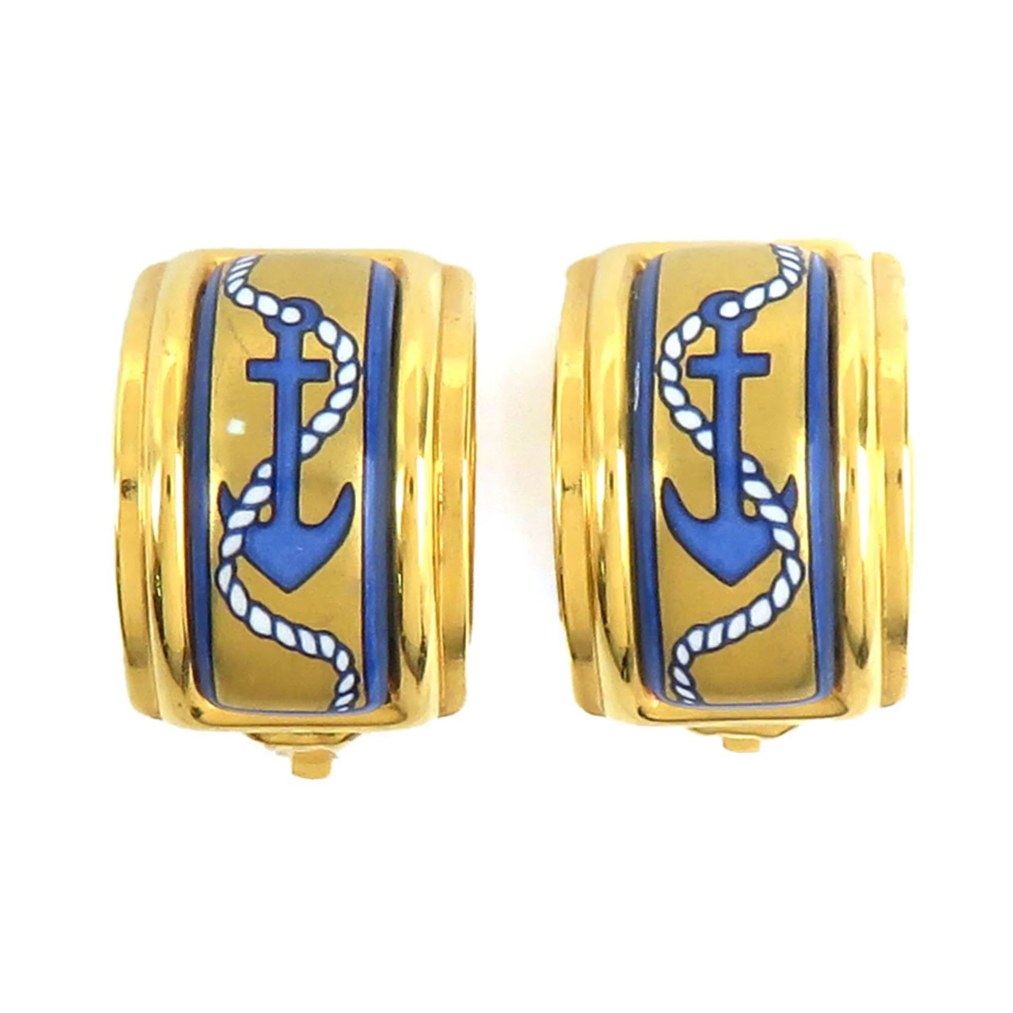 Earrings Gold-Tone Metal