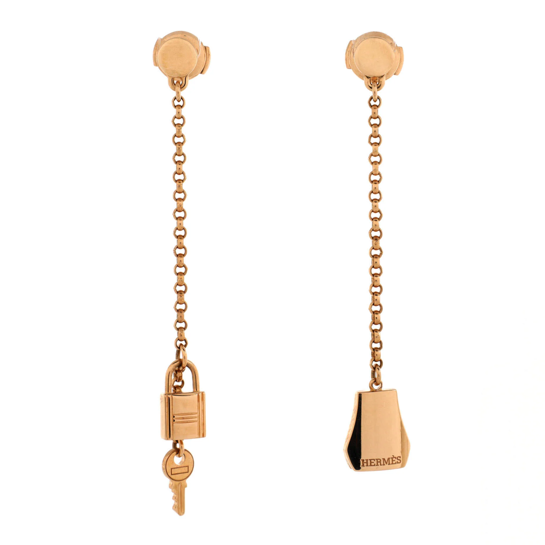 Kelly Clochette Drop Earrings 18K Rose Gold
