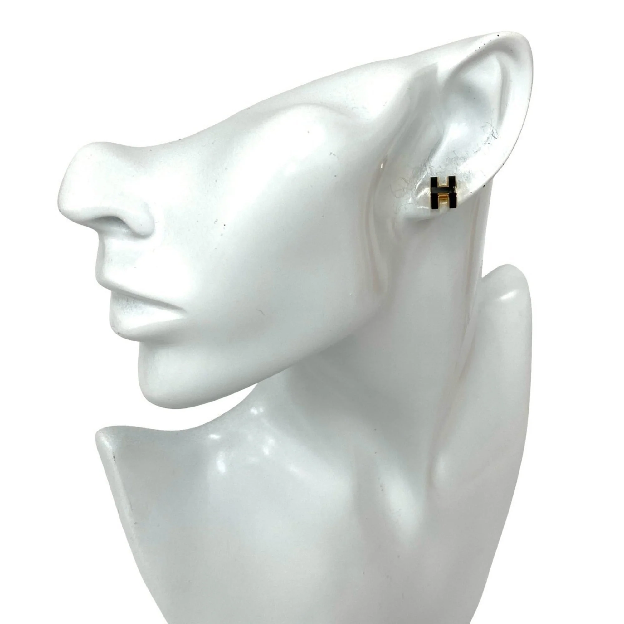 Pop H Earrings Gold-Tone Metal Gold-Tone Metal - Image 2