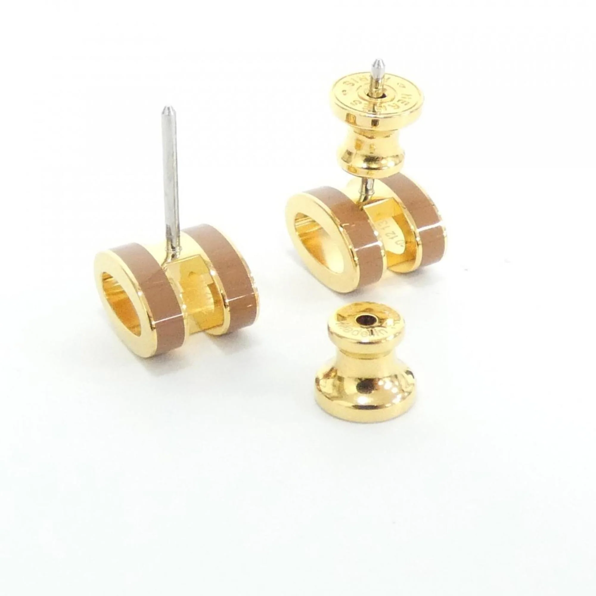 Pop H Earrings Gold-Tone Metal Gold-Tone Metal - Image 3