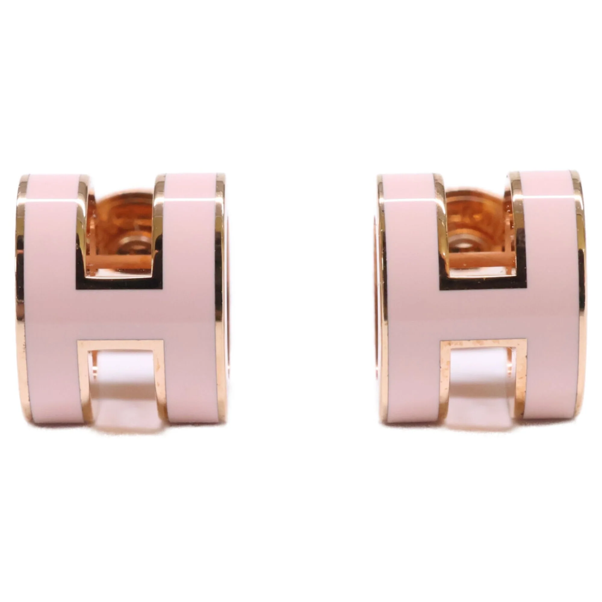 Pop H Earrings Gold-Tone Metal Gold-Tone Metal