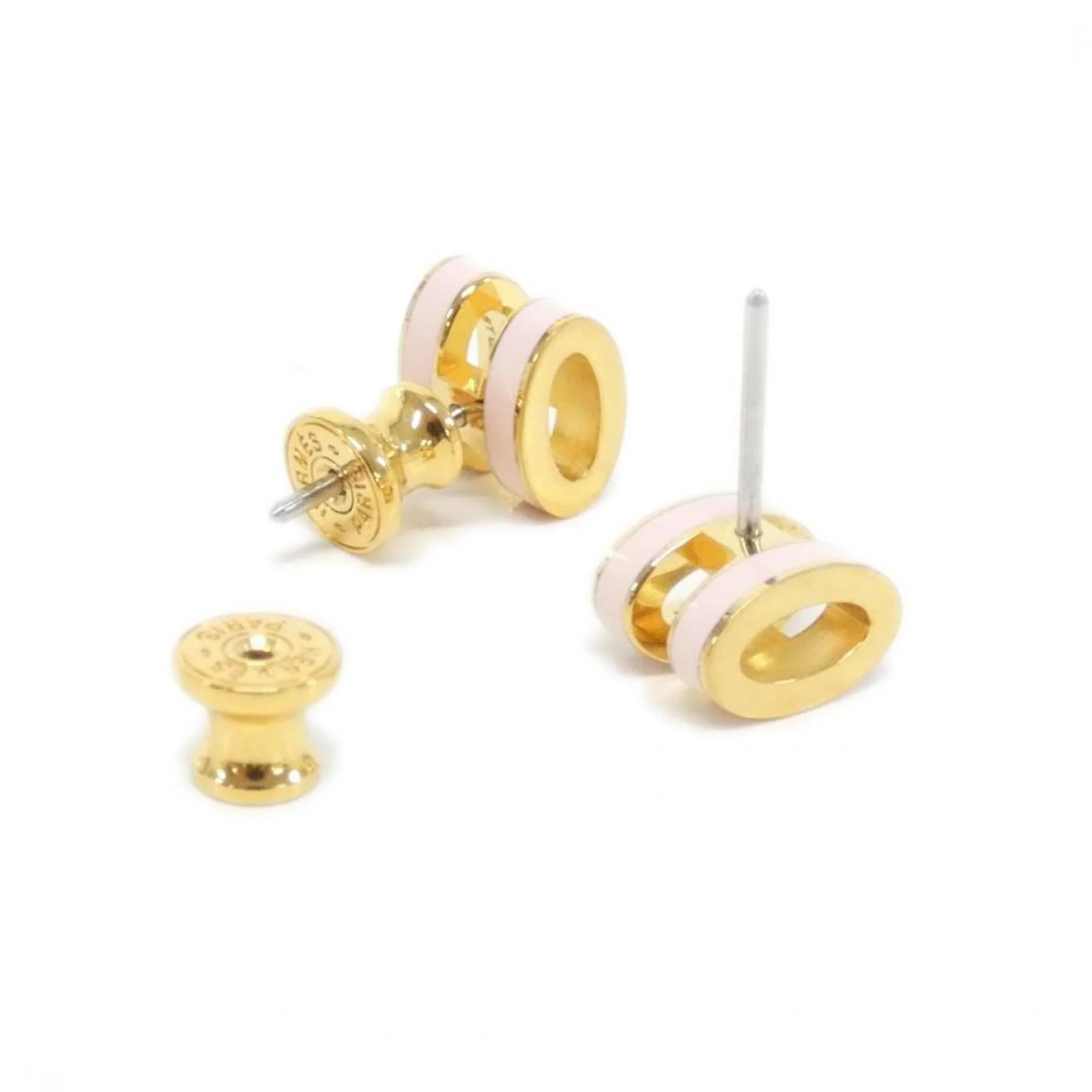 Pop H Earrings Gold-Tone Metal Rose Gold-Tone Metal - Image 3