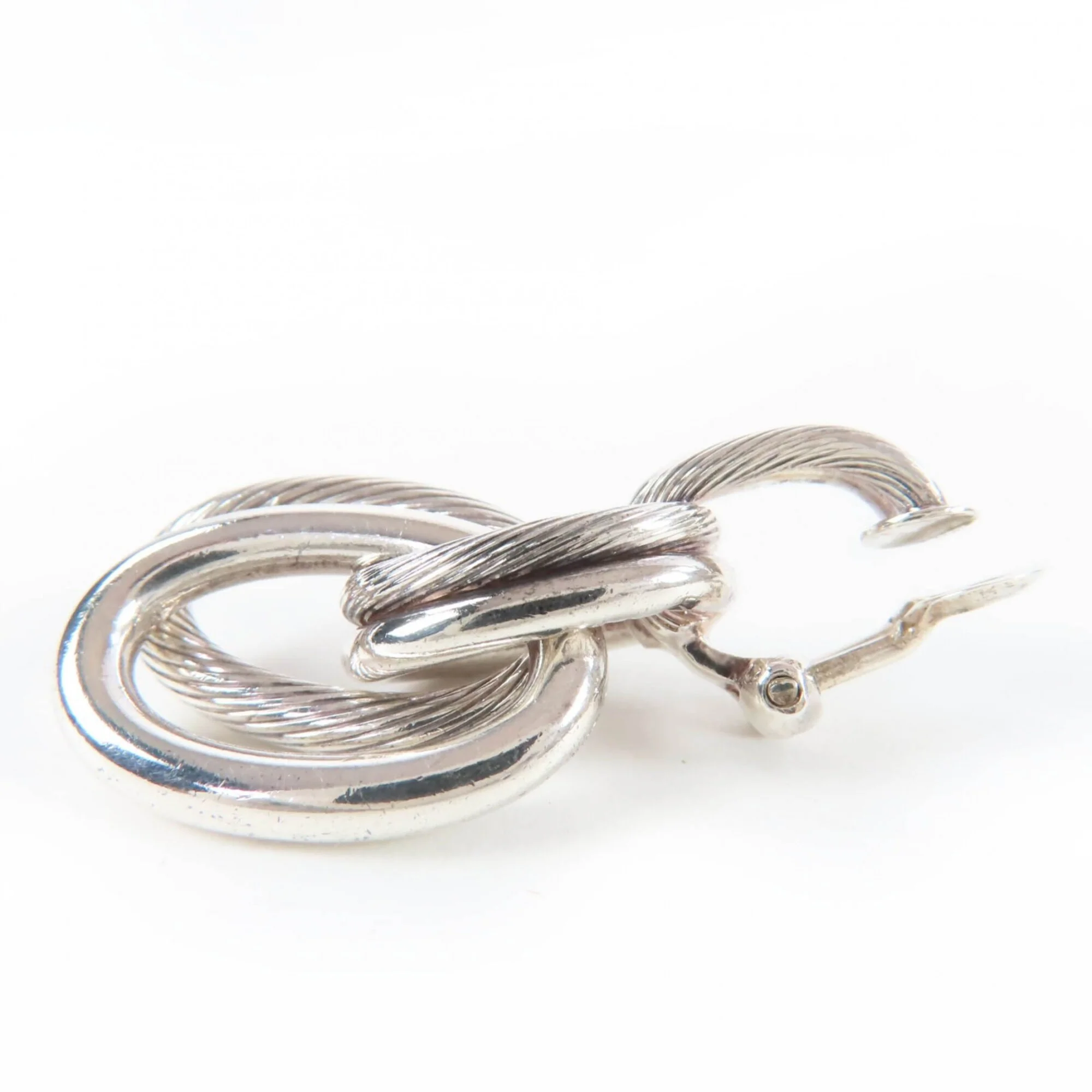 Vintage Clip-On Earrings Clip-On Sterling Silver - Image 3
