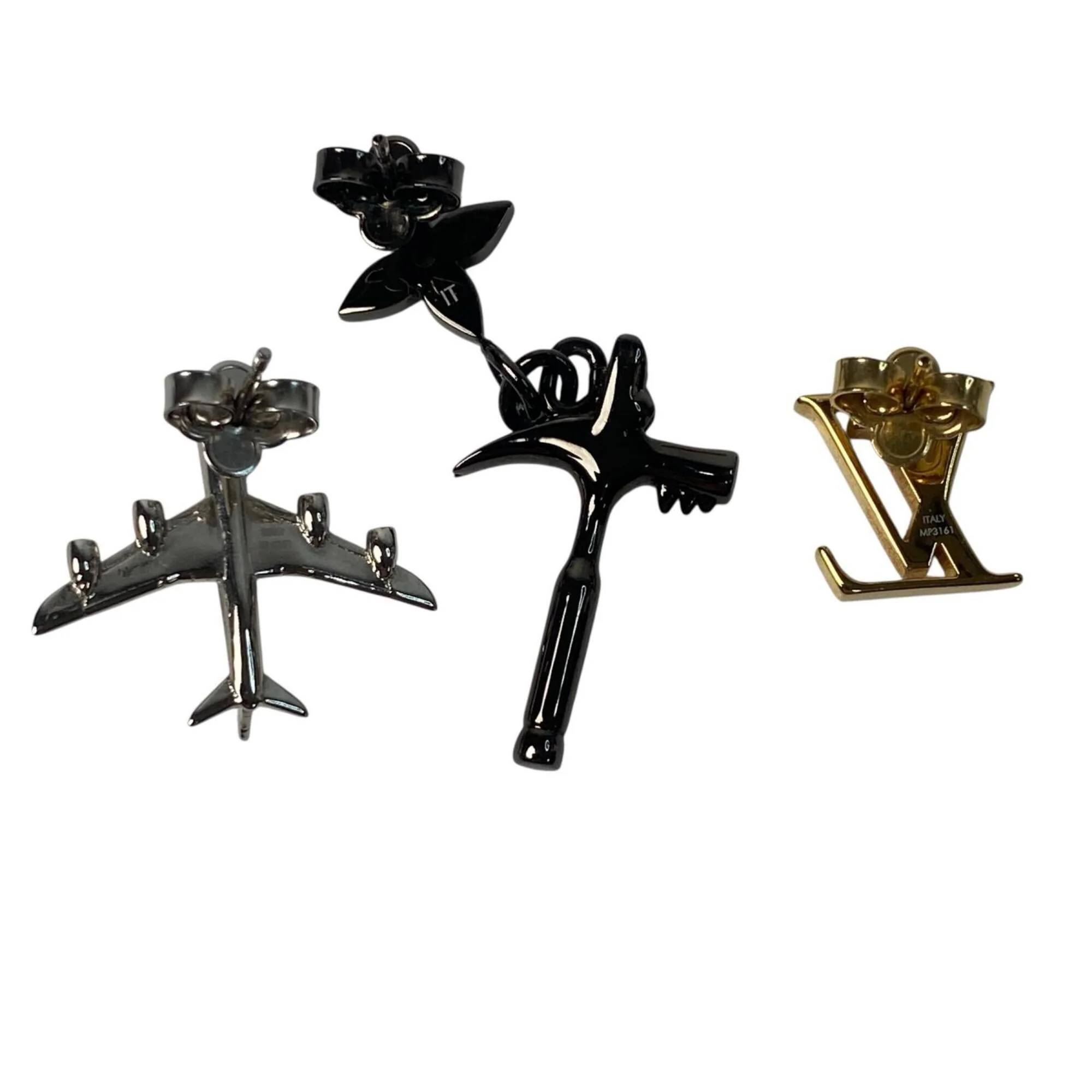Earrings Gold-Tone Metal - Image 2