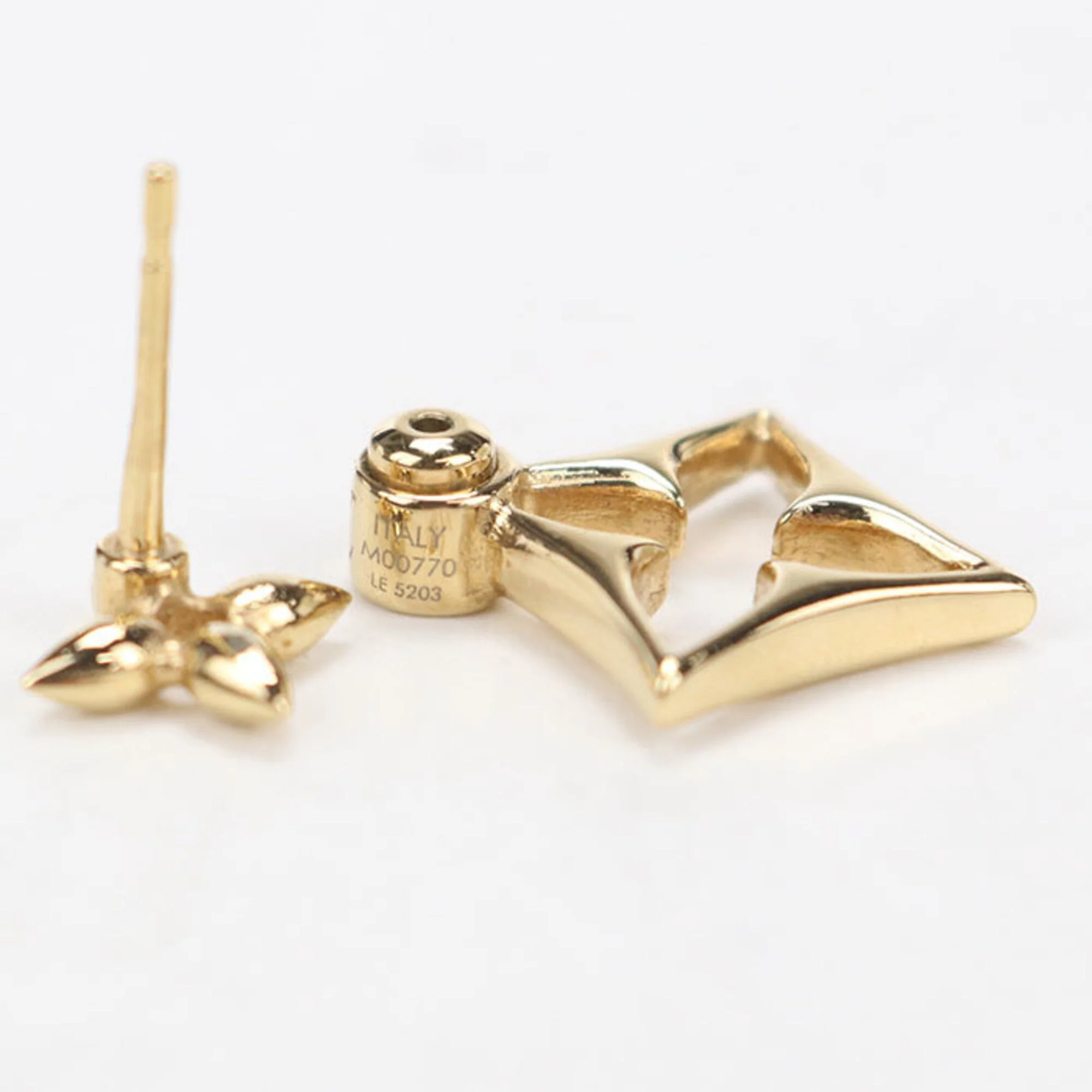 Earrings Gold-Tone Metal - Image 4