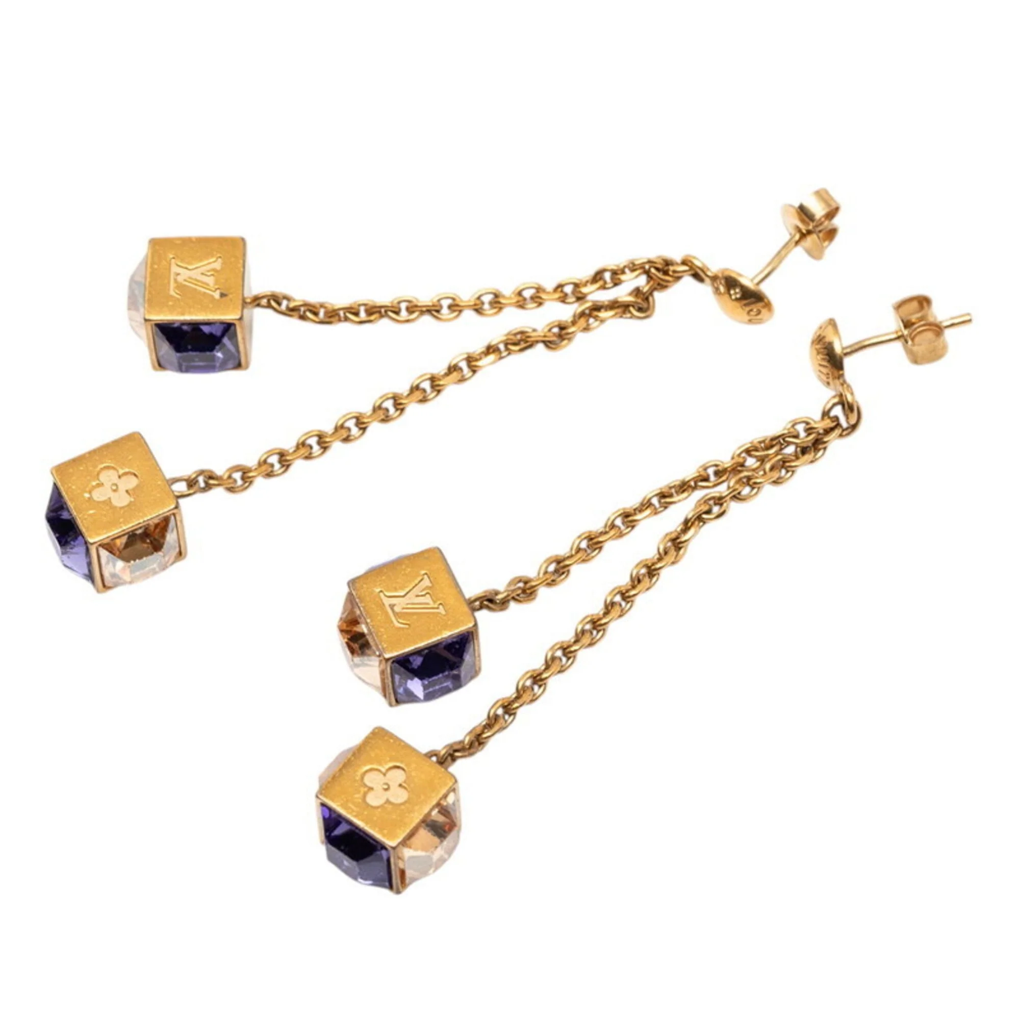 Earrings Gold-Tone Metal
