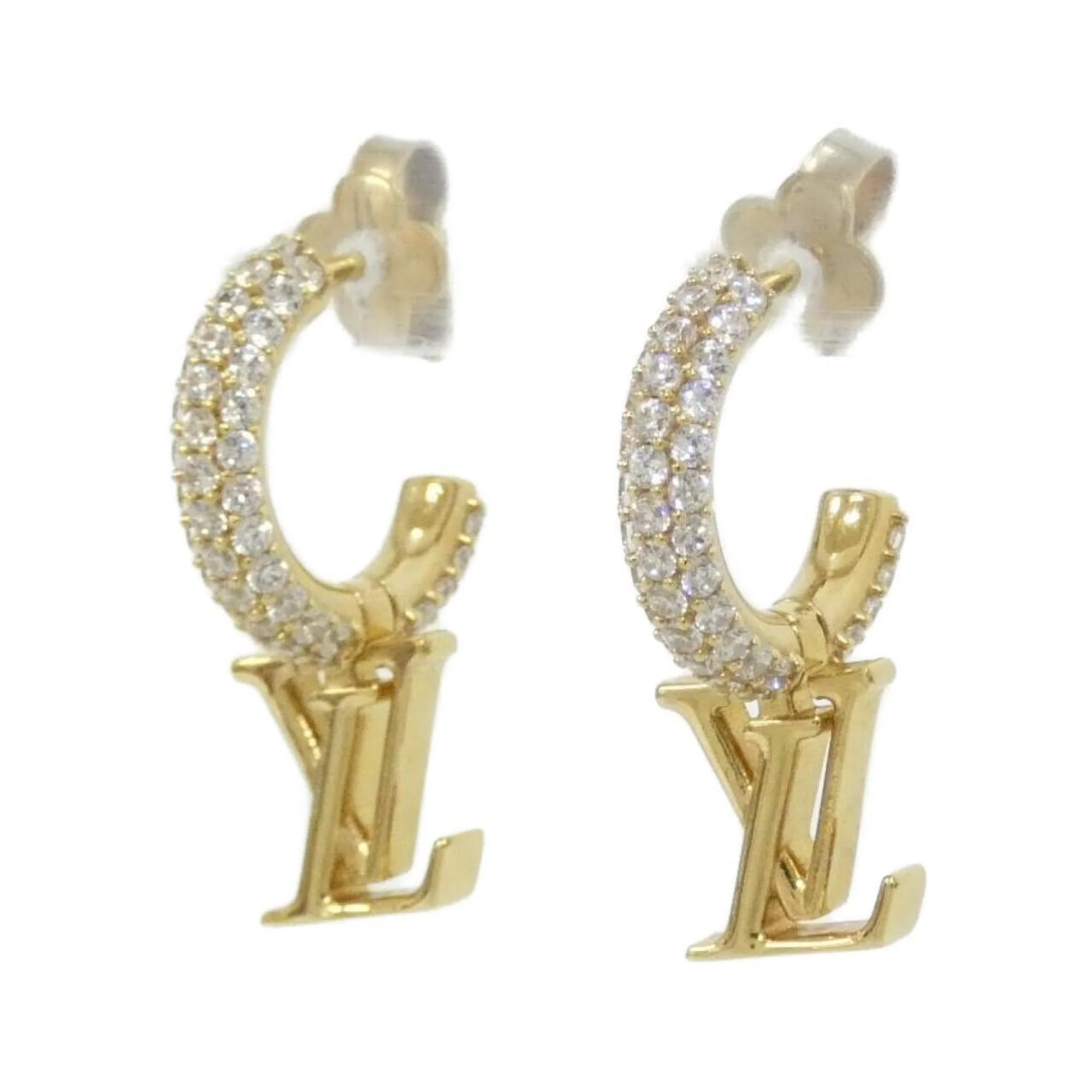 Earrings Hoop Gold-Tone Metal - Image 2