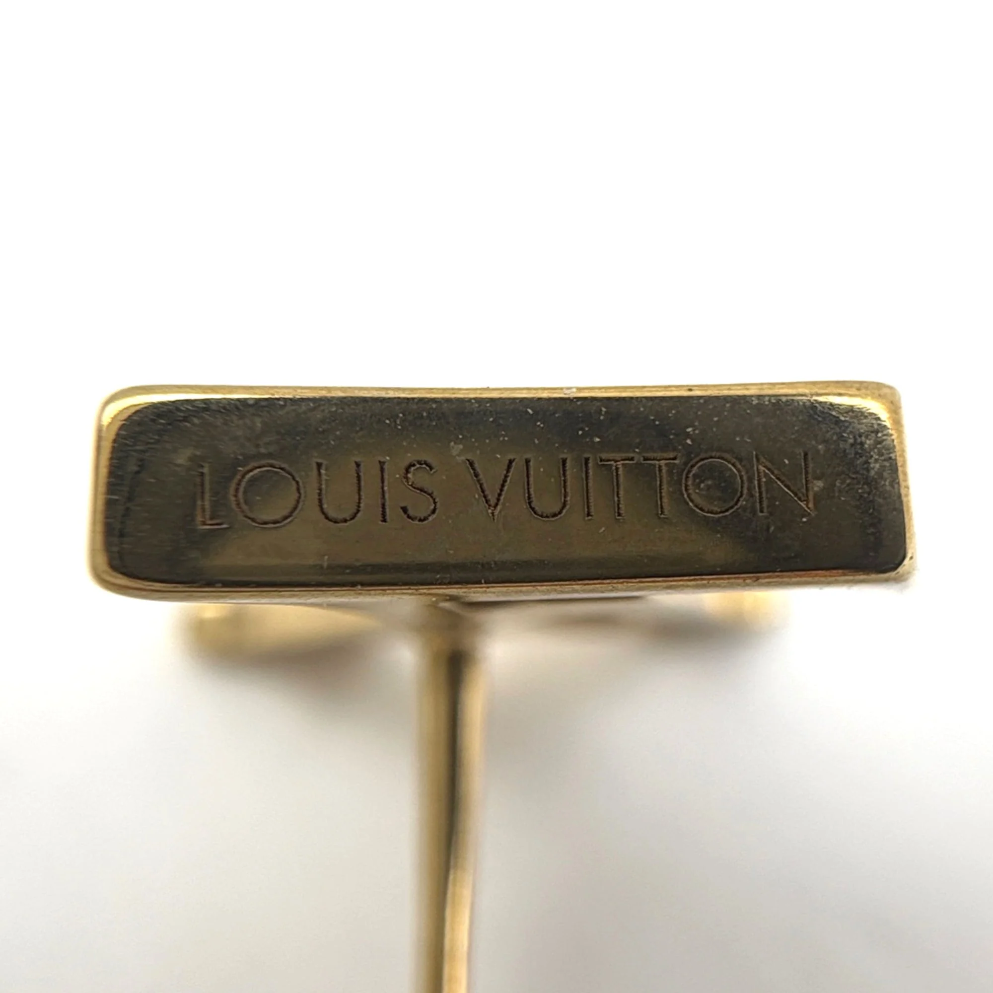 Earrings Logo Gold-Tone Metal - Image 4