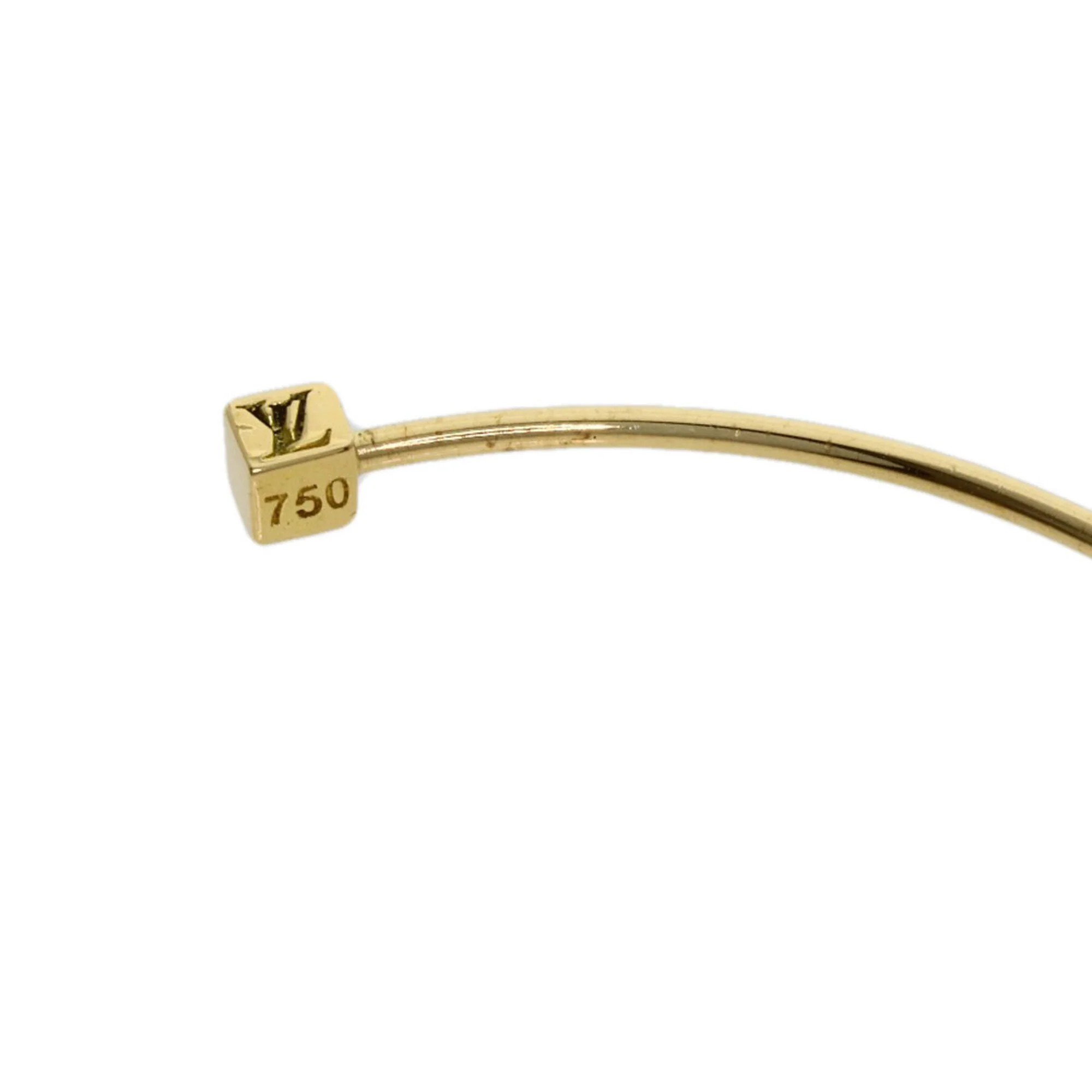 Earrings Pearl Hoop 18K Yellow Gold - Image 5