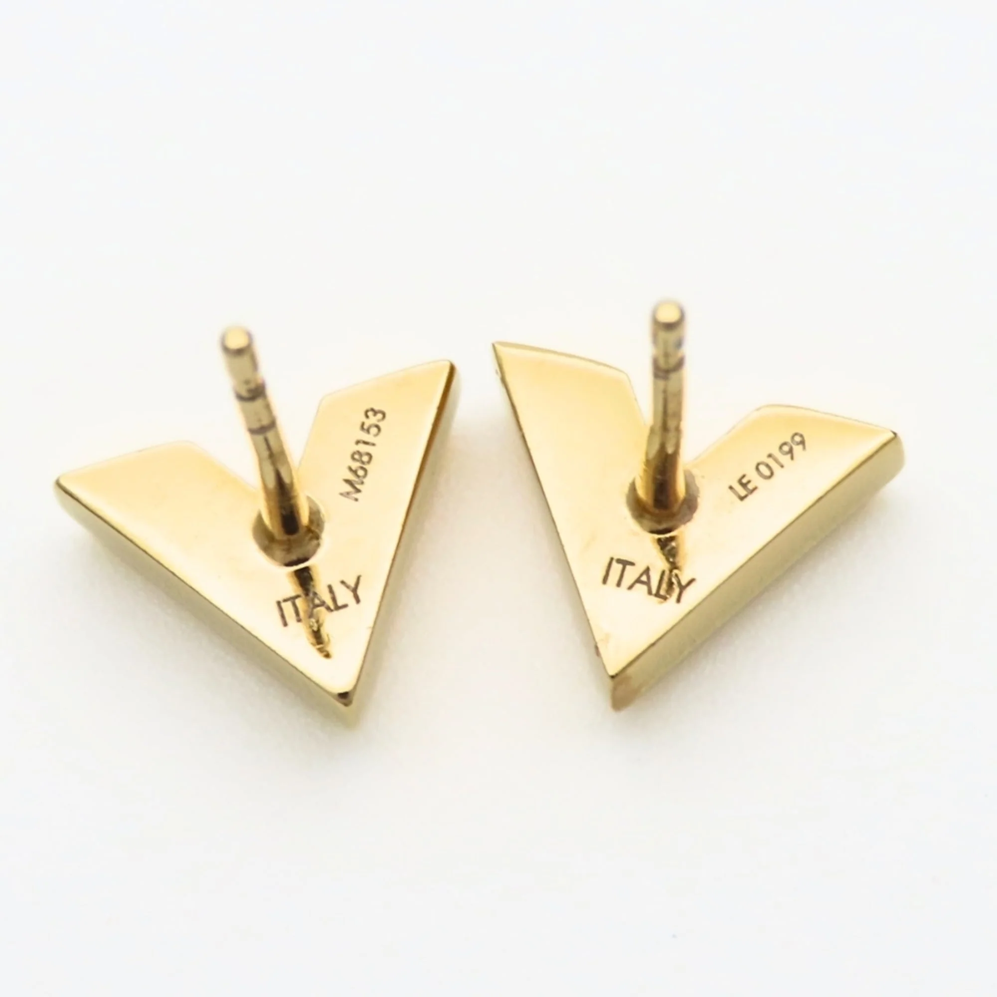 Essential V Drop Earrings Metal Gold Gold-Tone Metal - Image 4