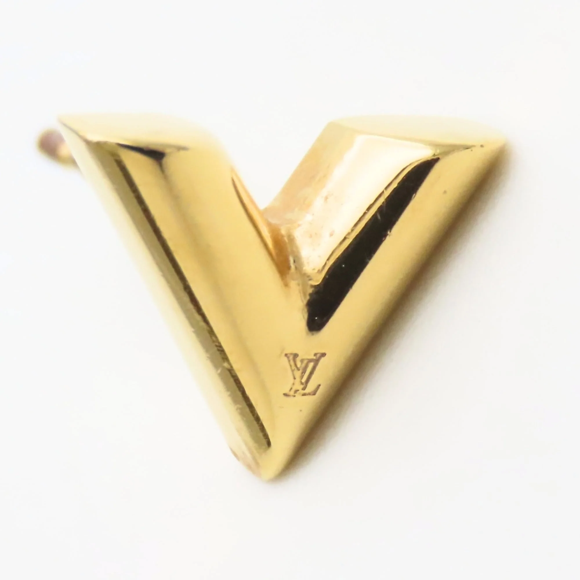 Essential V Drop Earrings Metal Gold Gold-Tone Metal - Image 7