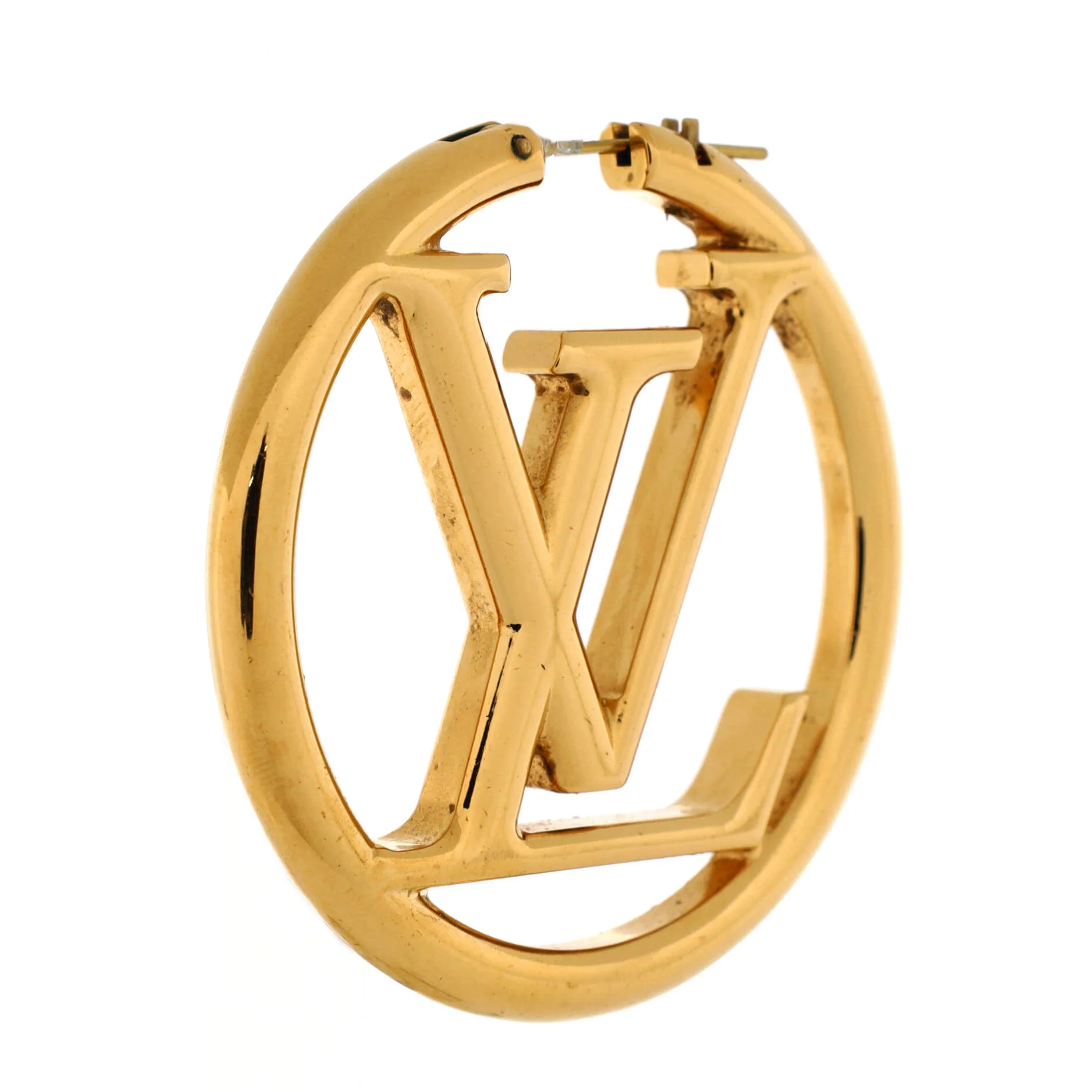 Louise Hoop Earrings Metal GM - Image 3