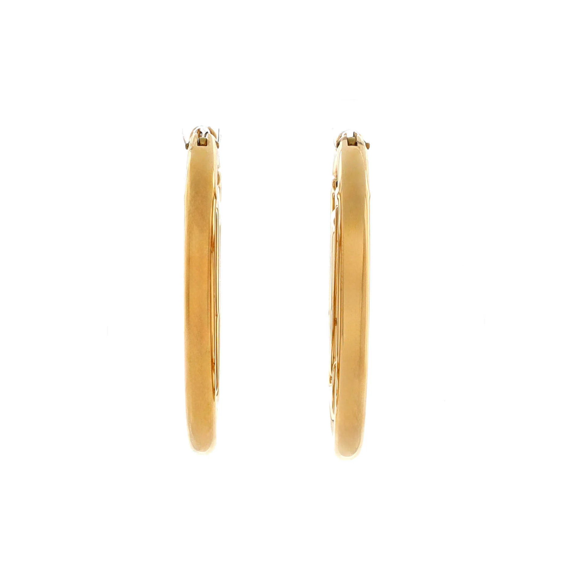 Louise Hoop Earrings Metal GM - Image 2
