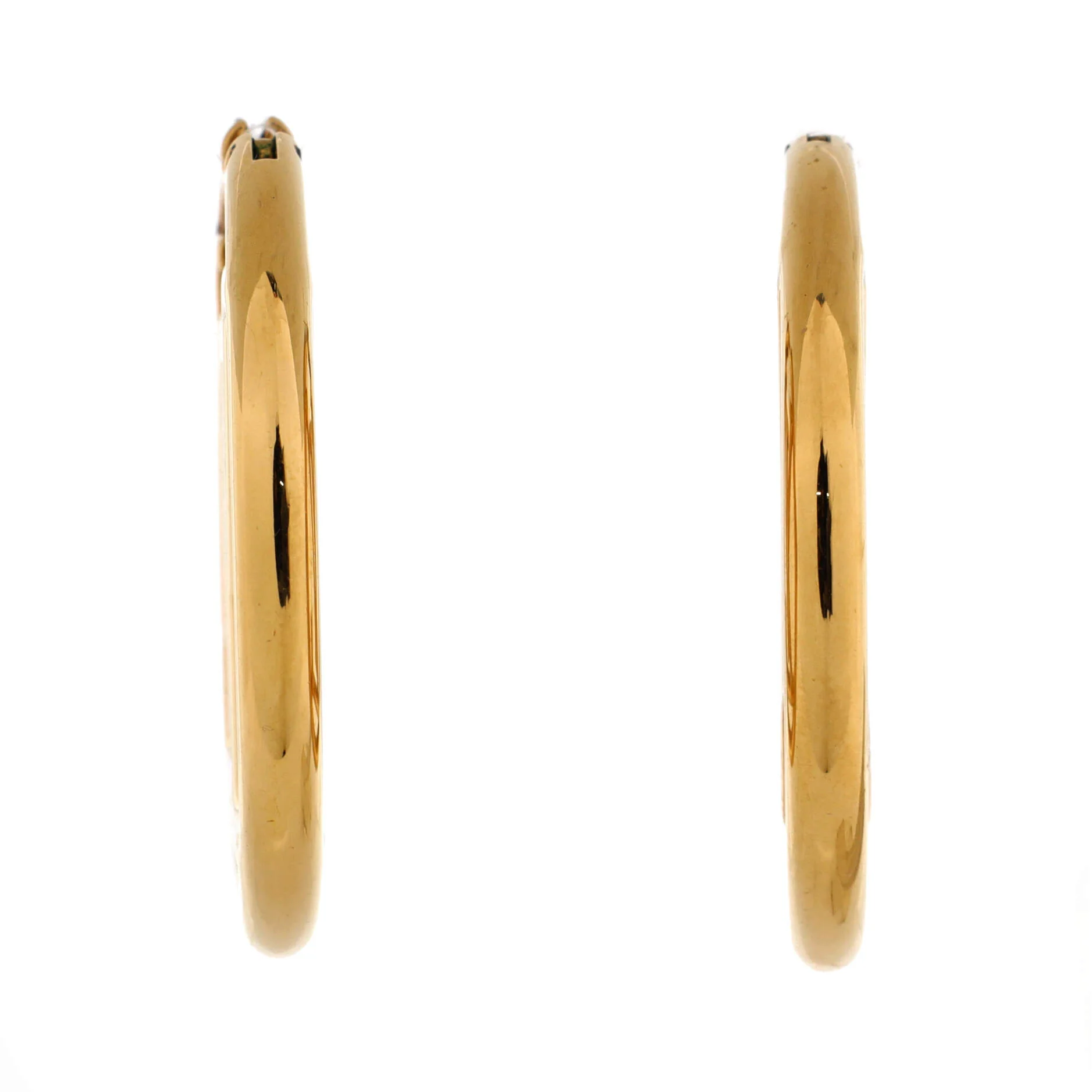 Louise Hoop Earrings Metal GM - Image 2