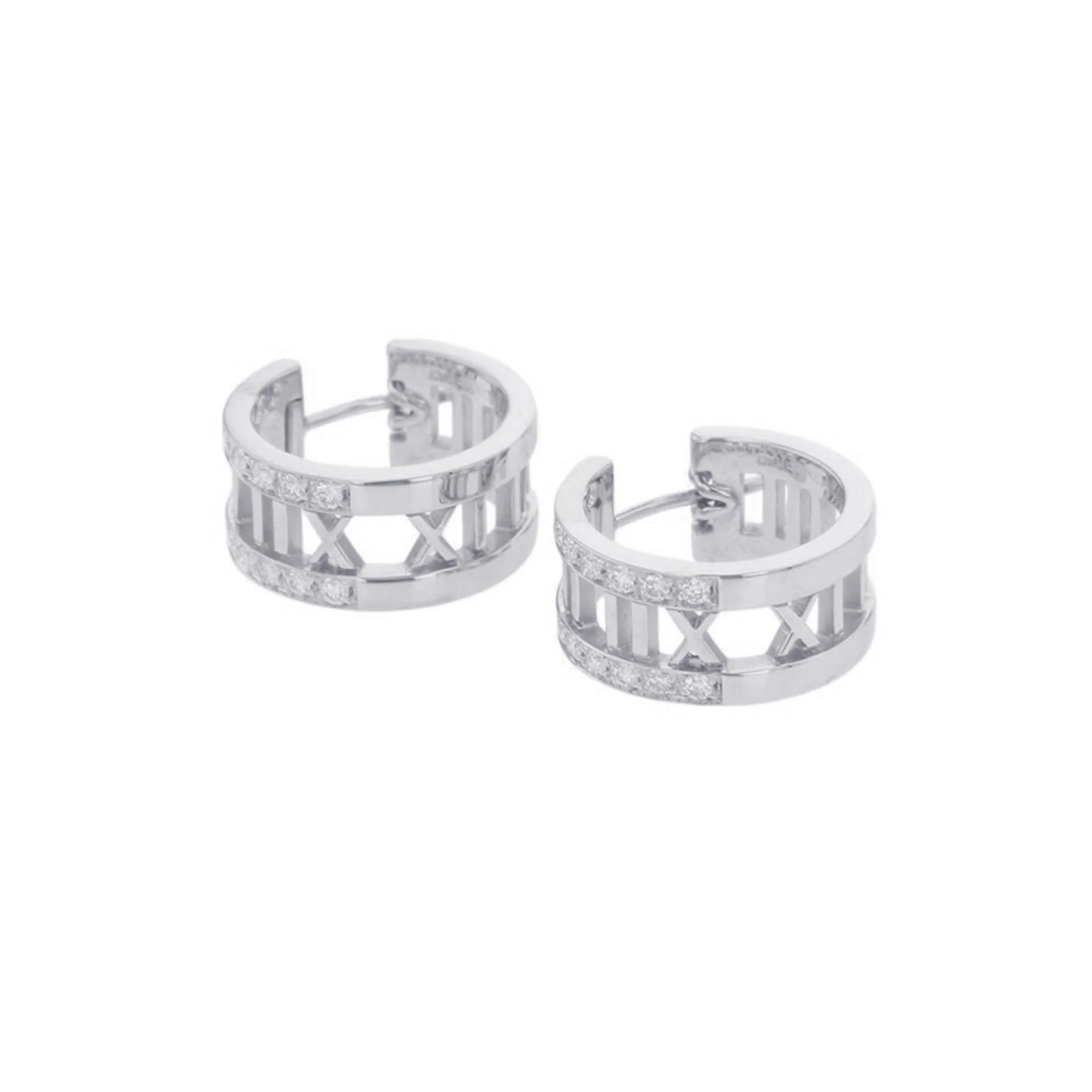 Atlas Earrings 18K White Gold 18K White Gold - Image 2