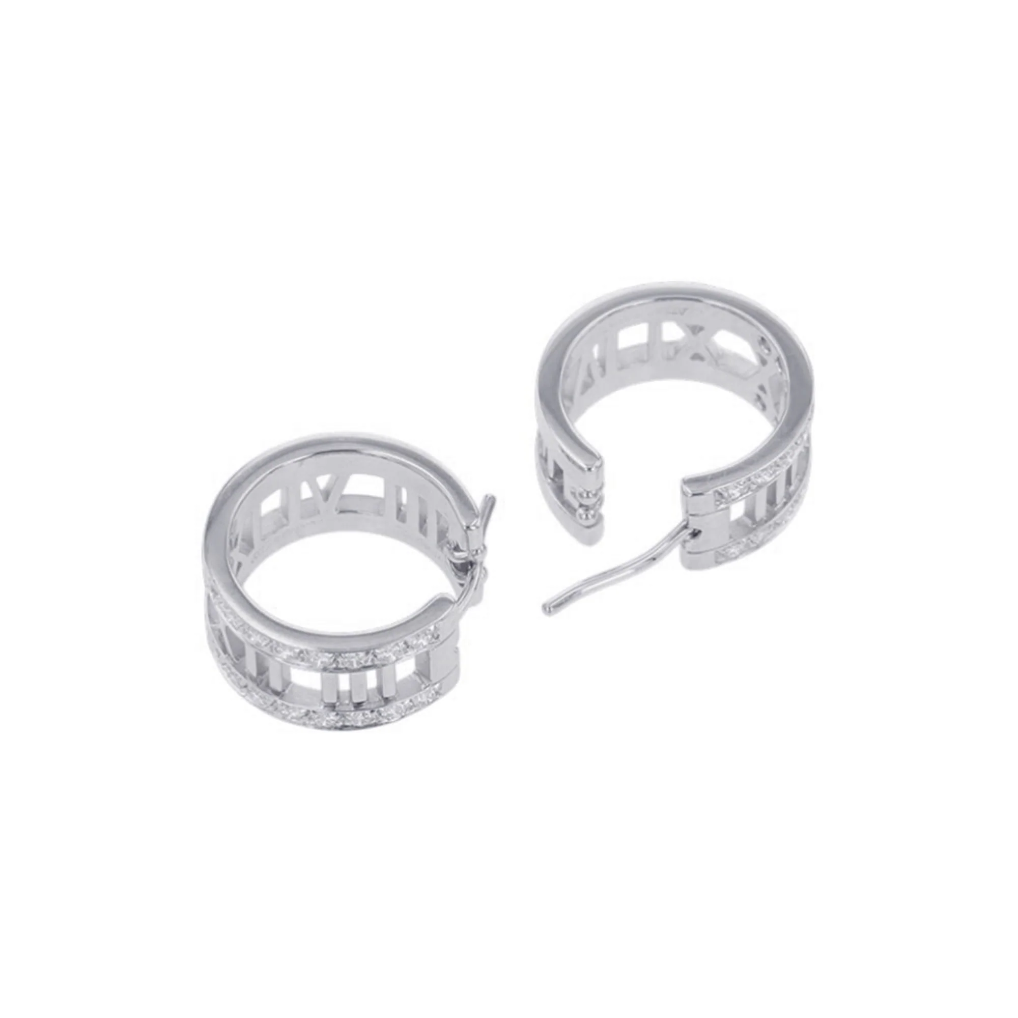 Atlas Earrings 18K White Gold 18K White Gold - Image 3