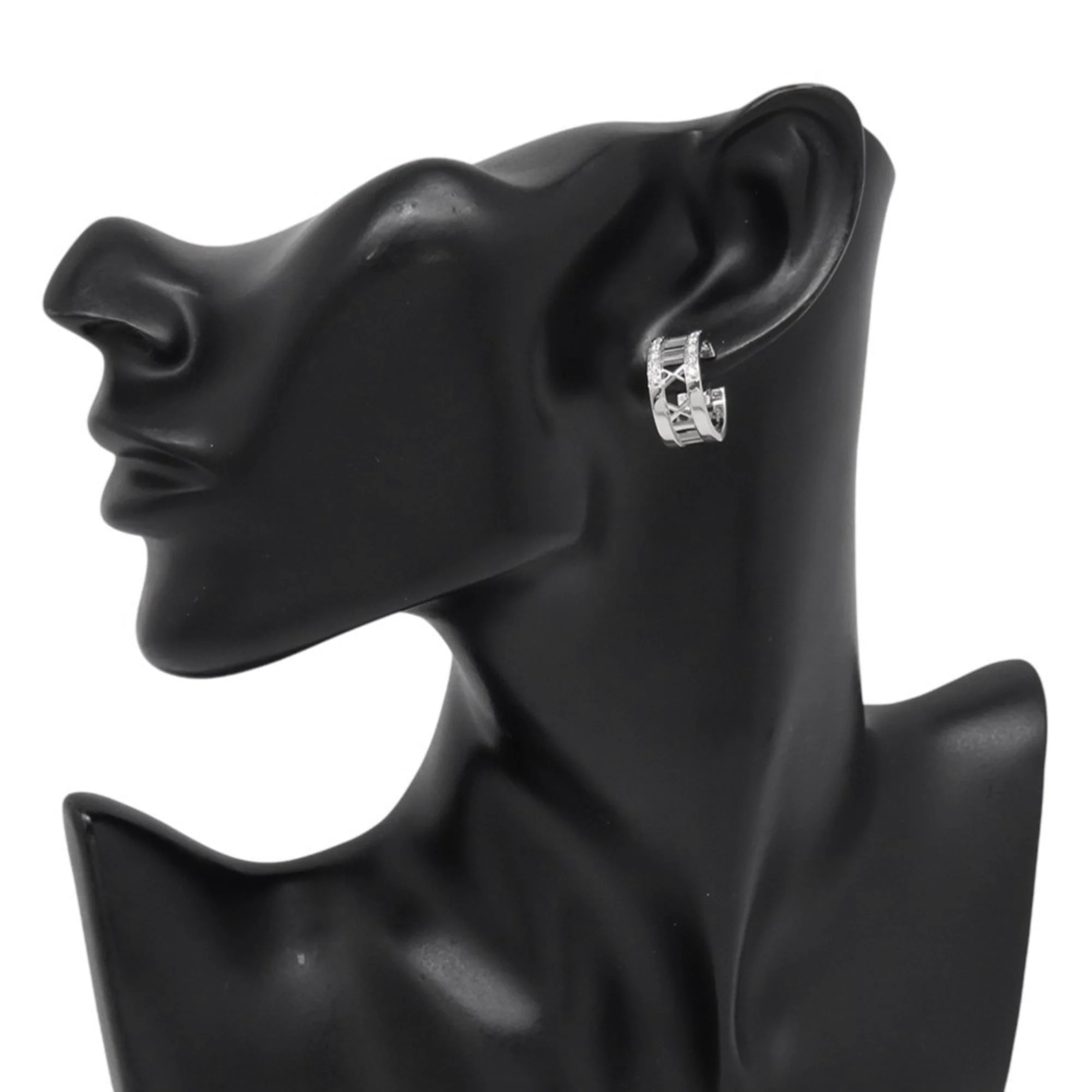Atlas Earrings 18K White Gold 18K White Gold - Image 4