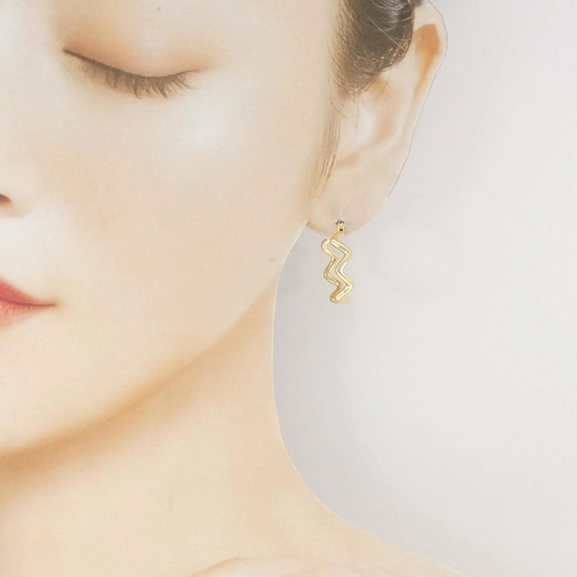 Earrings 18K Yellow Gold - Image 4