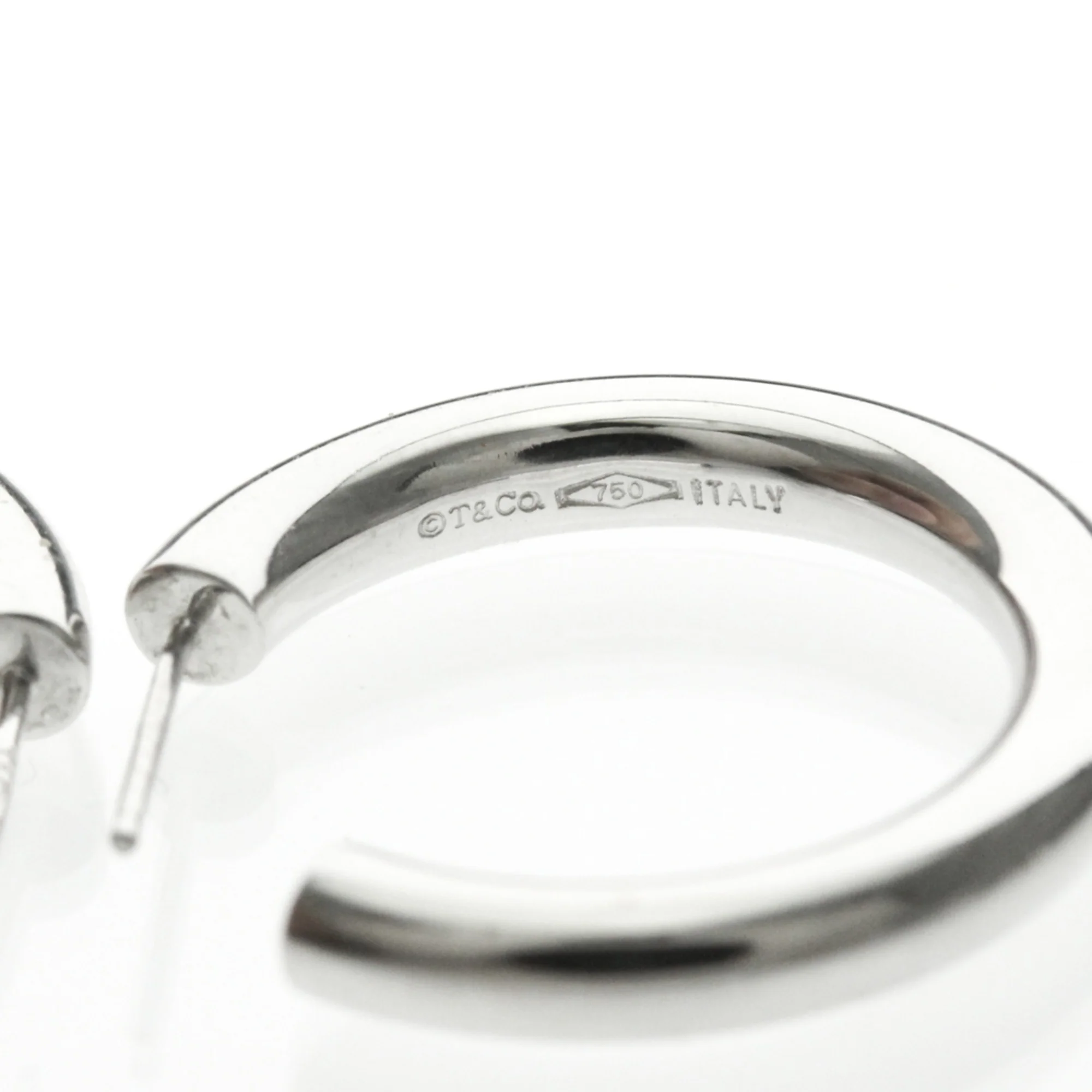 Earrings Hoop 18K White Gold - Image 8