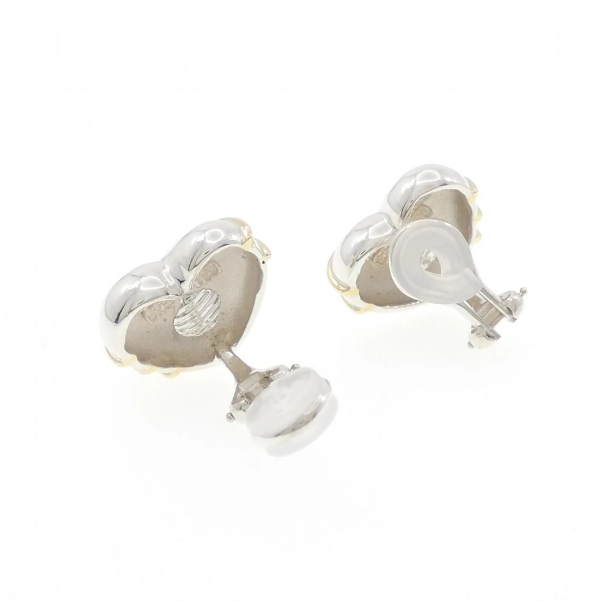 Earrings Sterling Silver and 18K Yellow Gold - Image 3