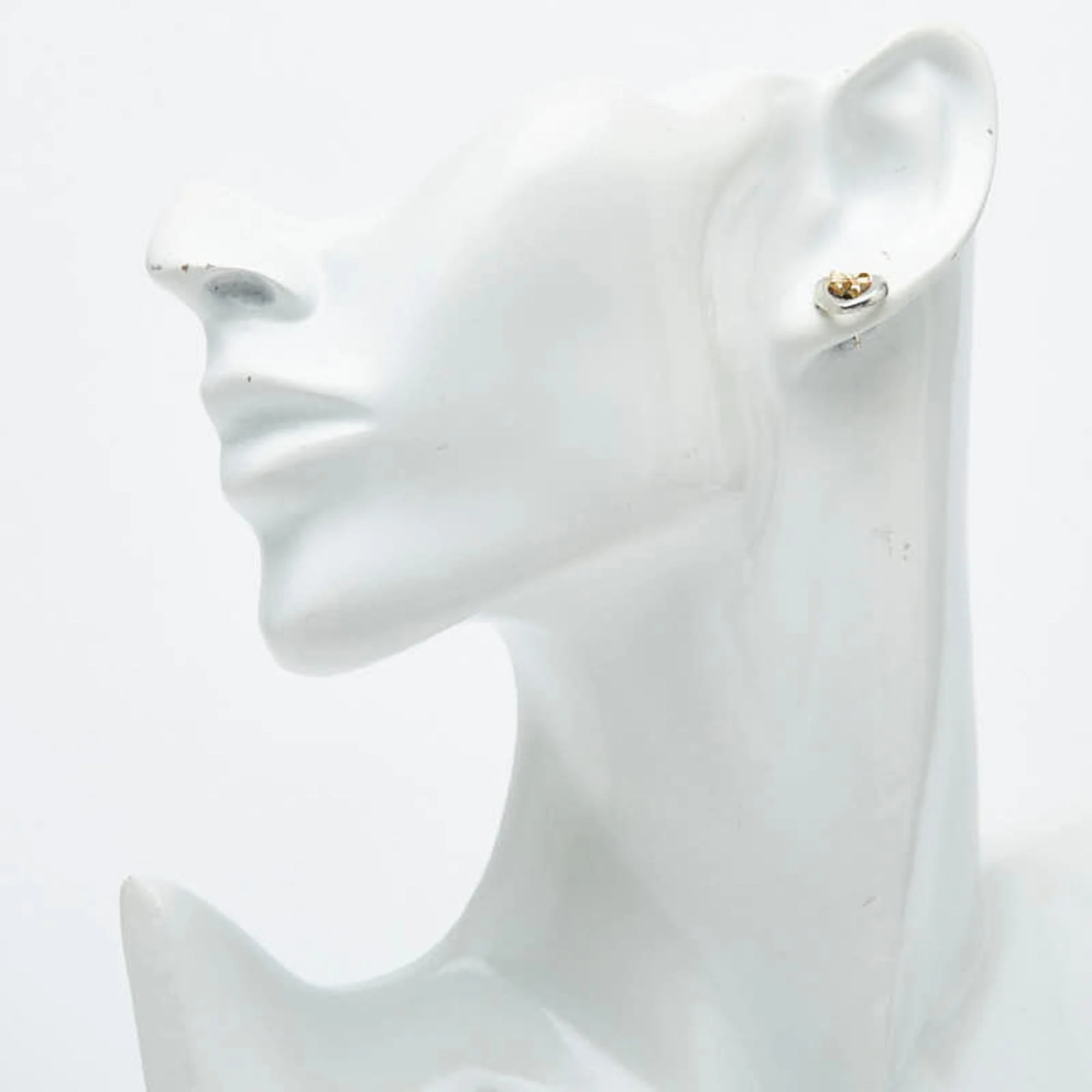 Earrings Sterling Silver and 18K Yellow Gold - Image 5