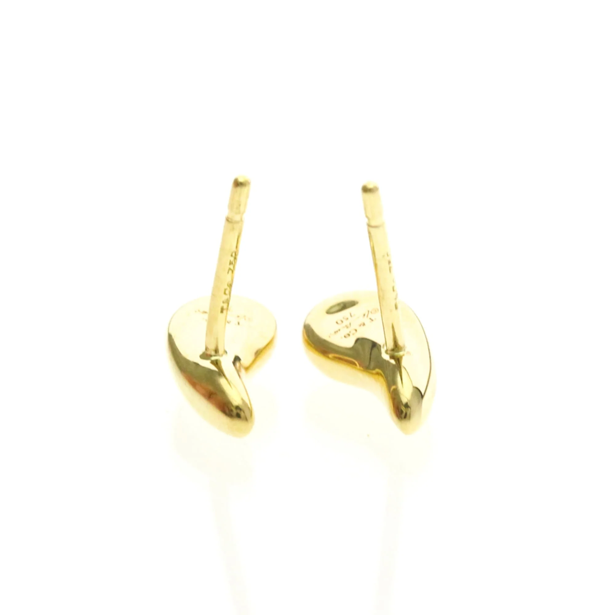 Earrings Stud 18K Yellow Gold - Image 5