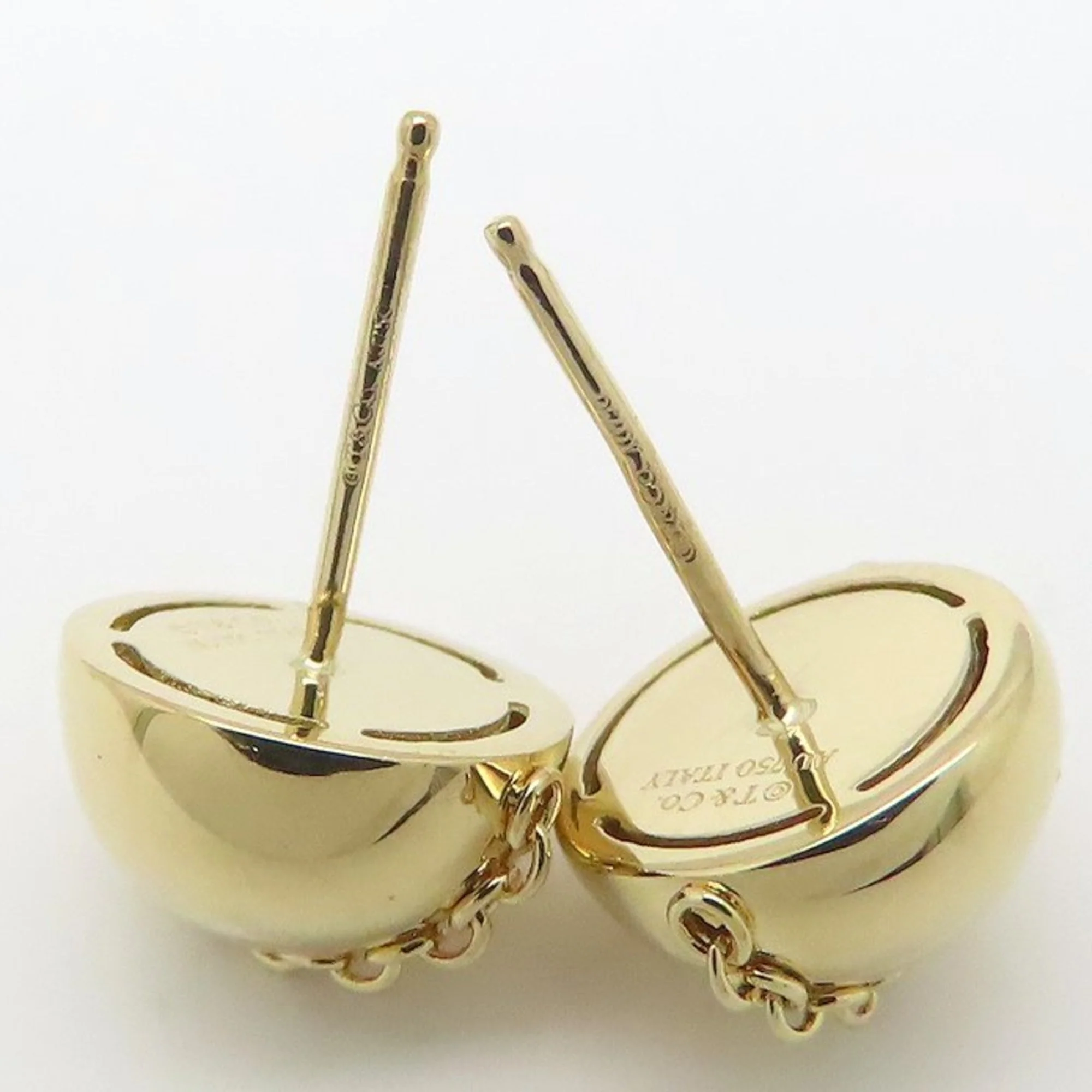 Earrings Stud 18K Yellow Gold - Image 6