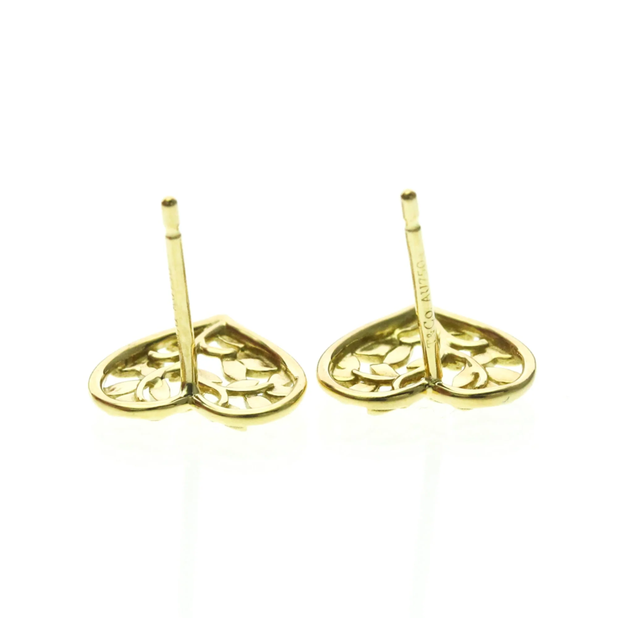 Earrings Stud 18K Yellow Gold - Image 2